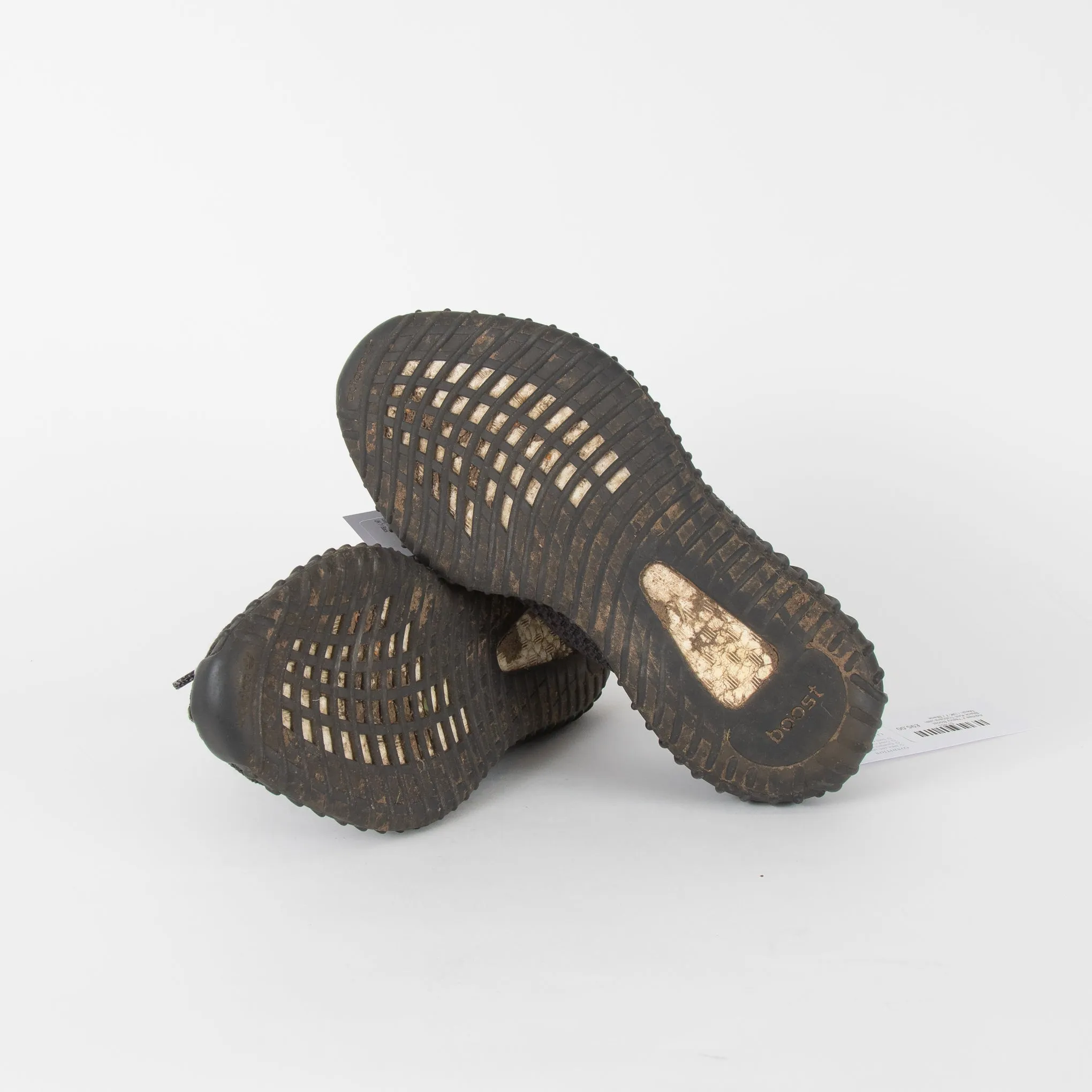 Adidas x Yeezy Boost Black Knit Trainers with Mesh