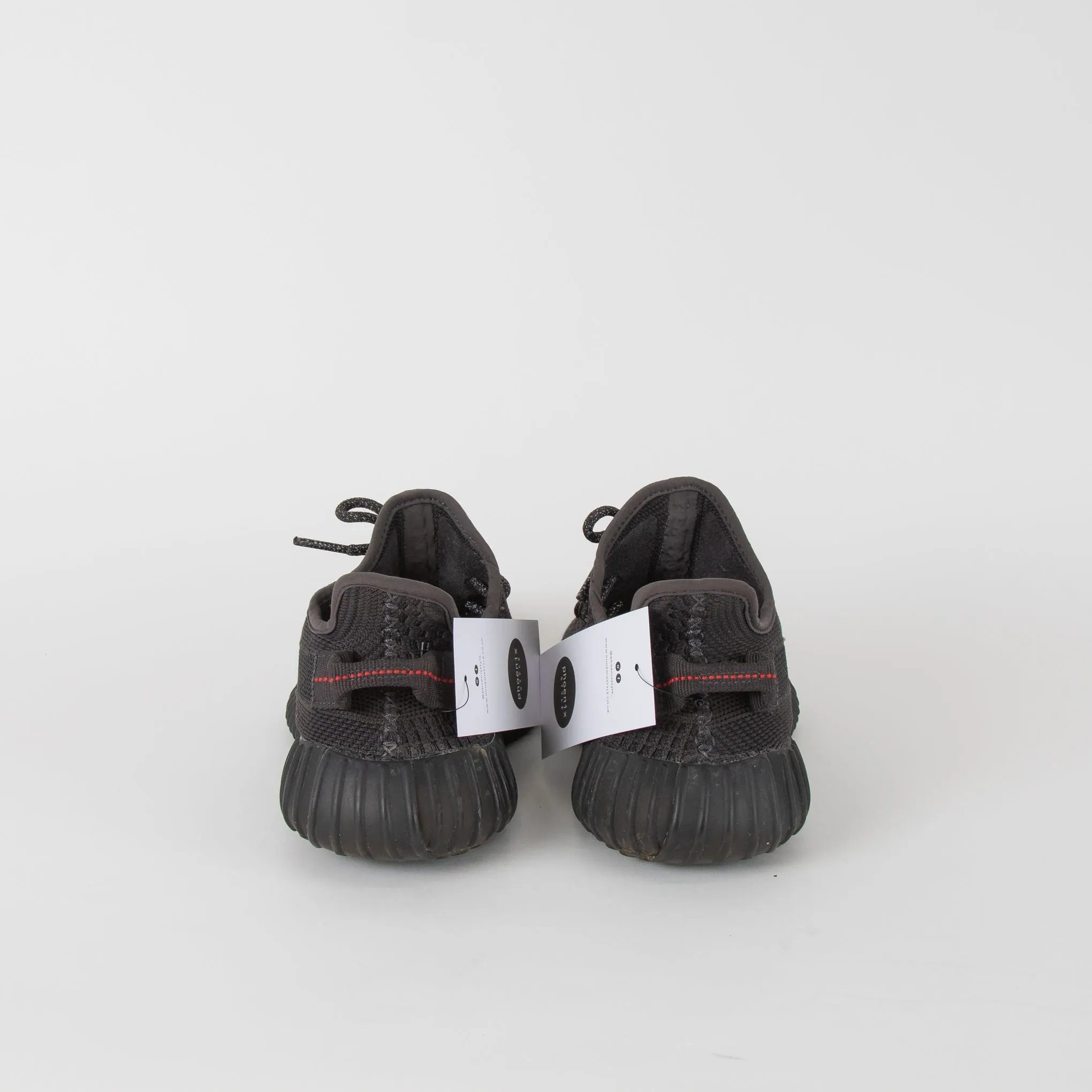 Adidas x Yeezy Boost Black Knit Trainers with Mesh