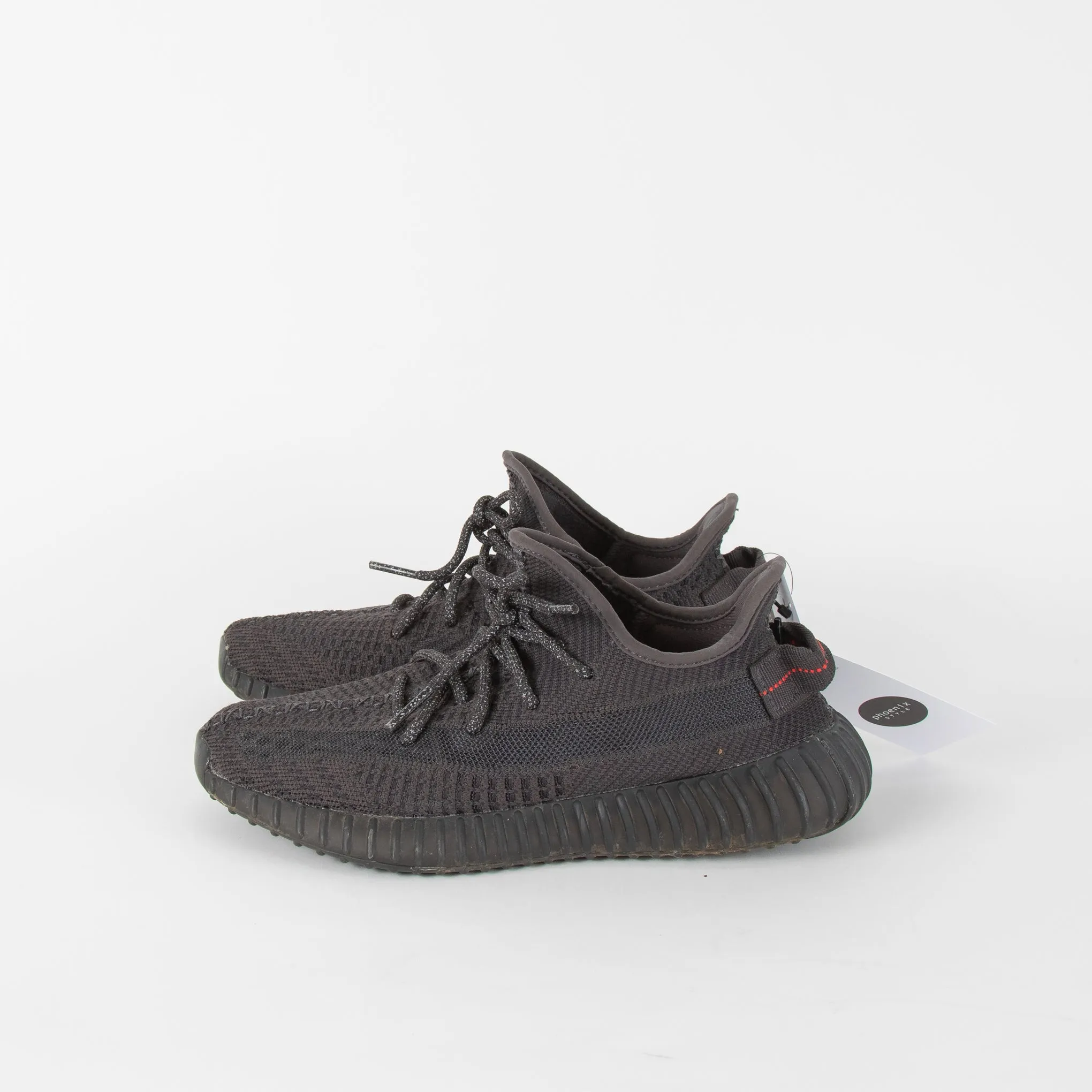 Adidas x Yeezy Boost Black Knit Trainers with Mesh