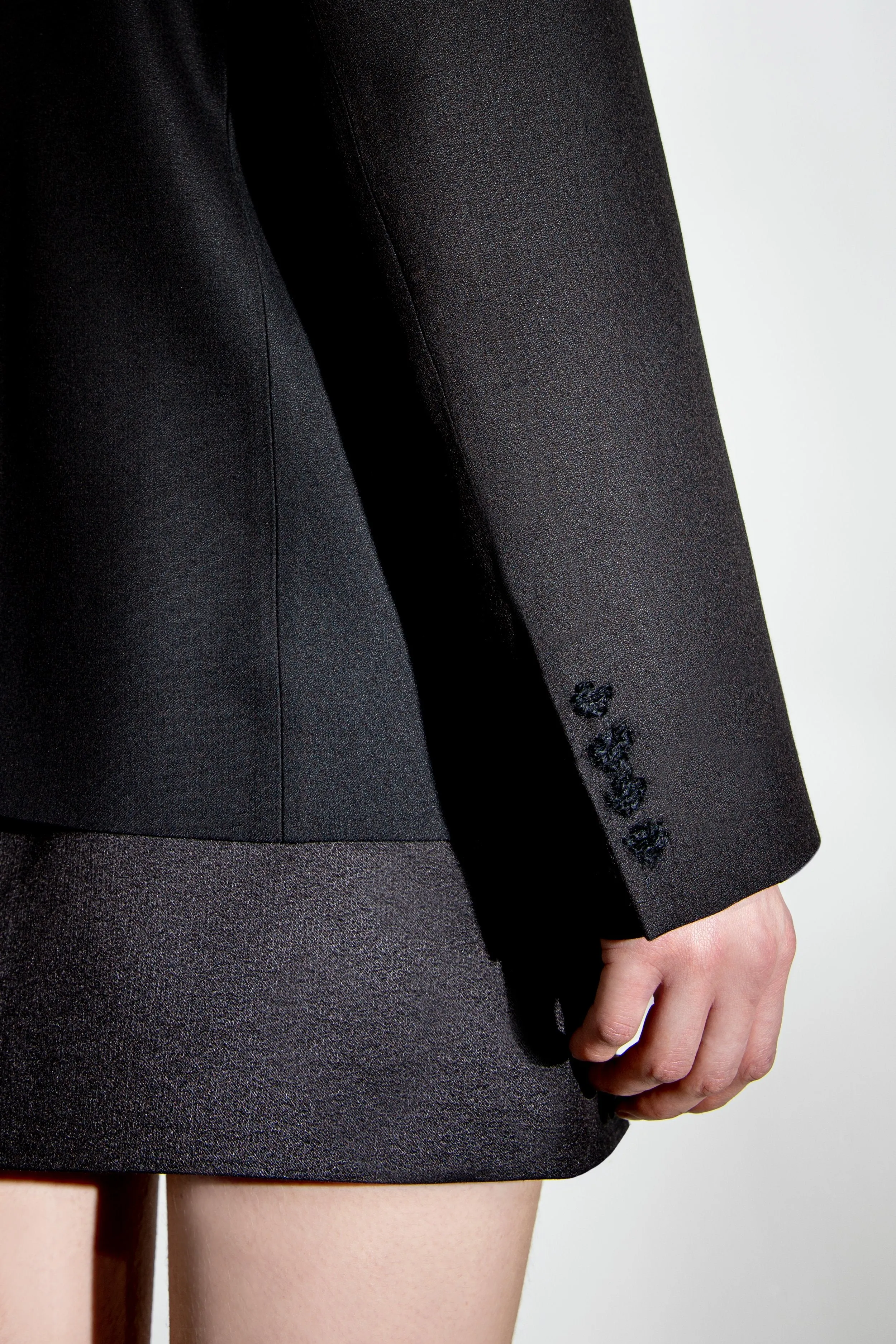 After Dark Blazer in Dry Crepe Sable