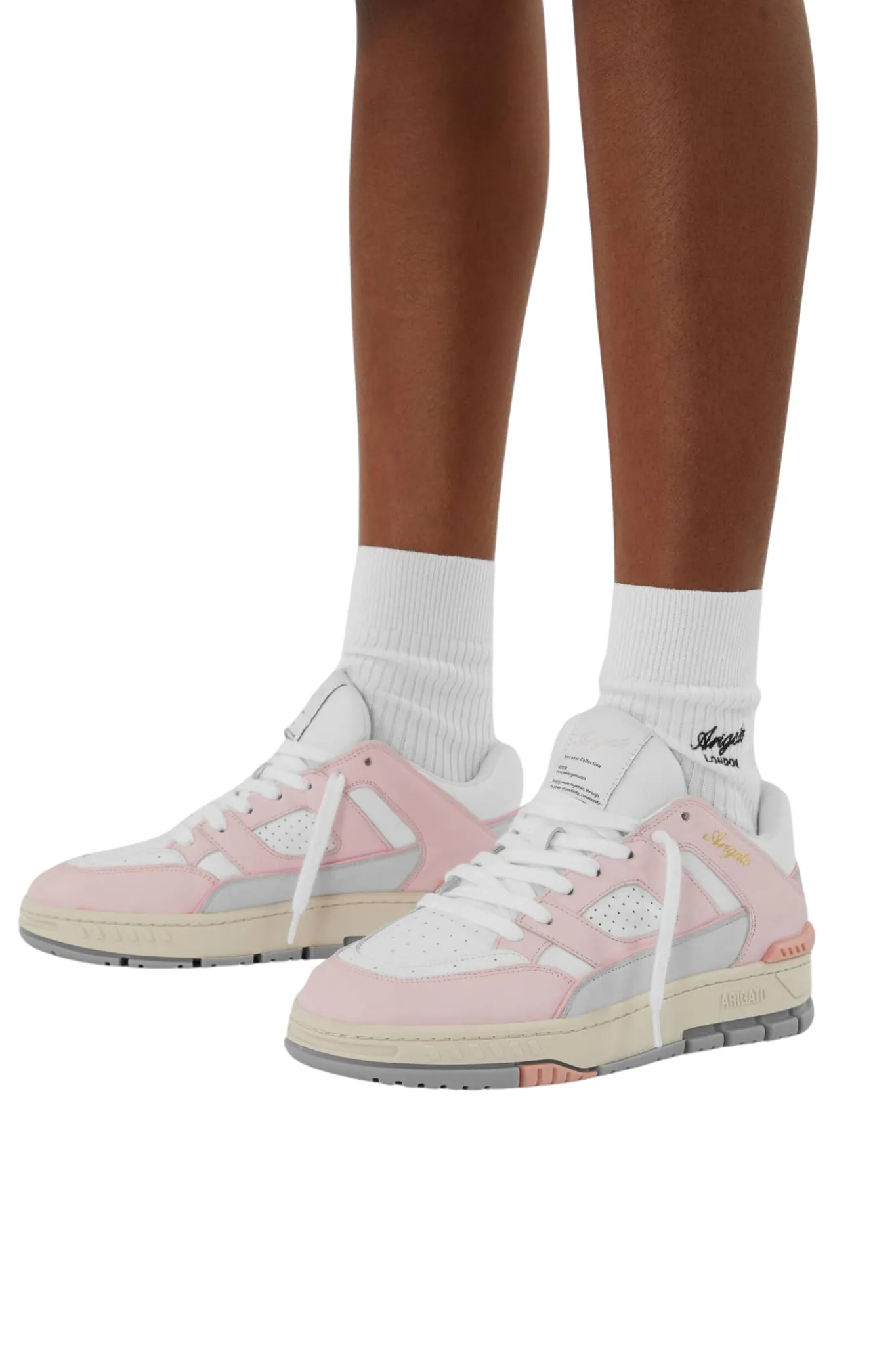 Area Lo Sneaker in Pink & White
