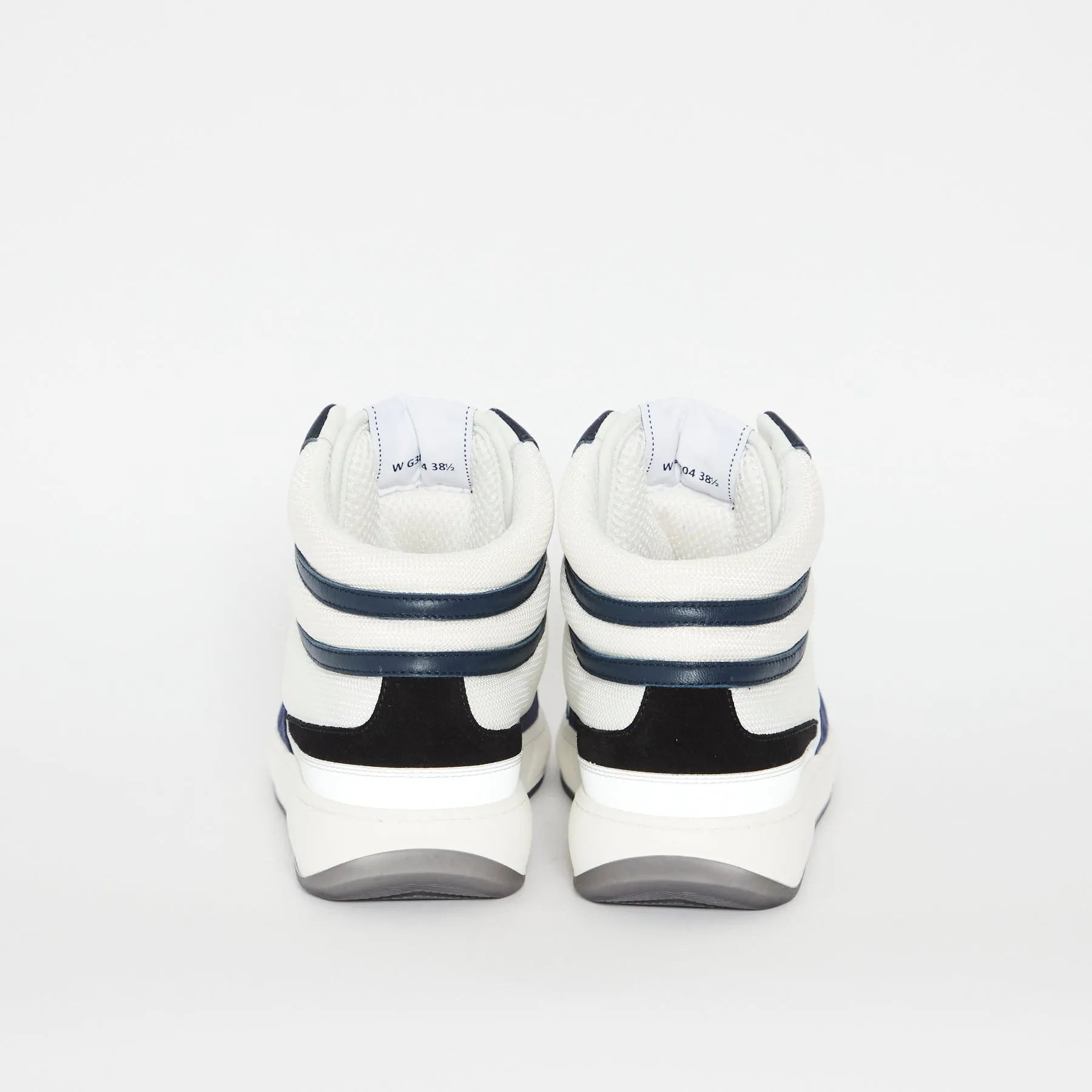 Chanel High Top Trainers Sz 38.5