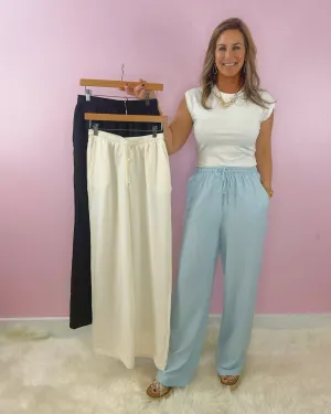 Cool and Collected Wide-Leg Pants