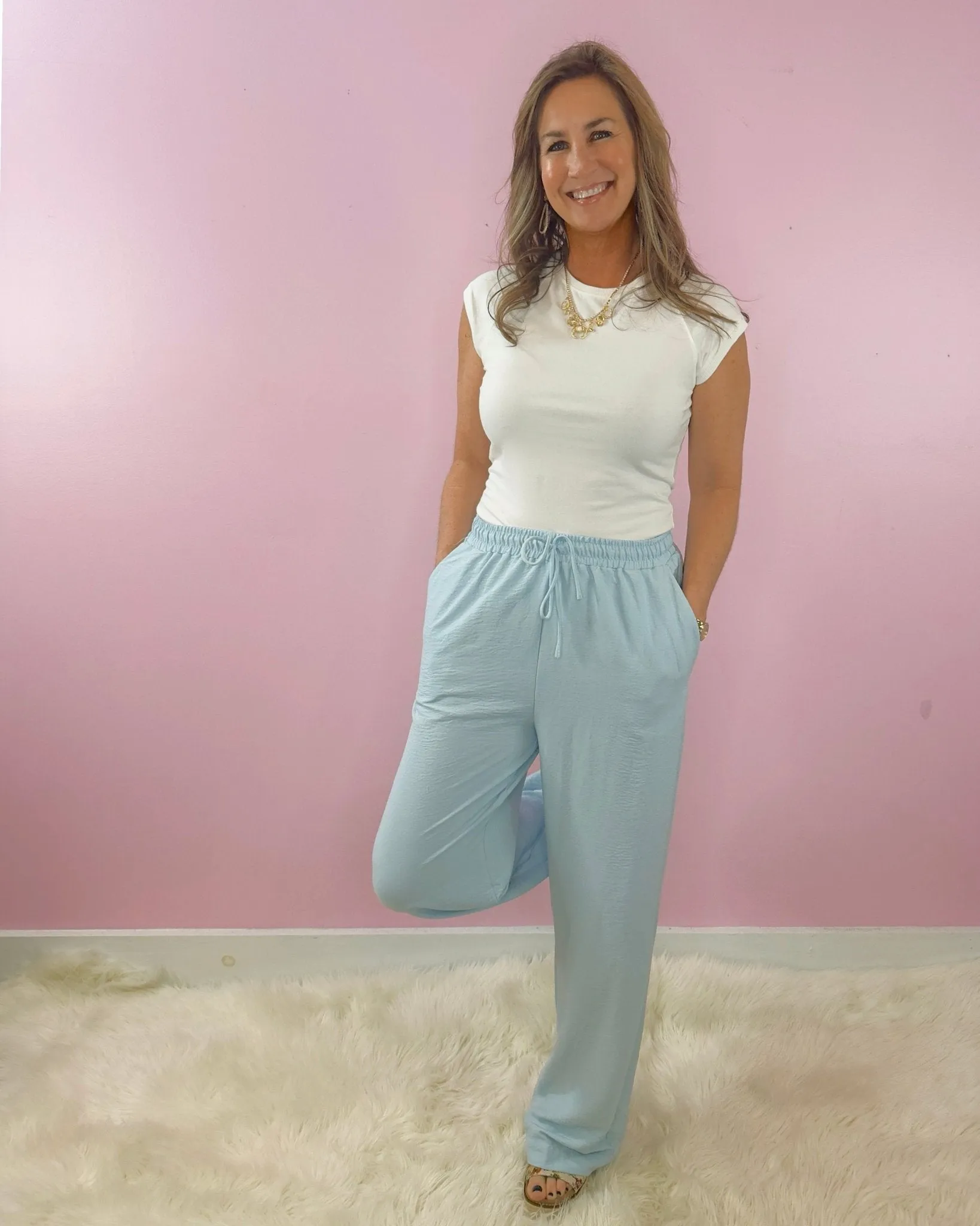 Cool and Collected Wide-Leg Pants