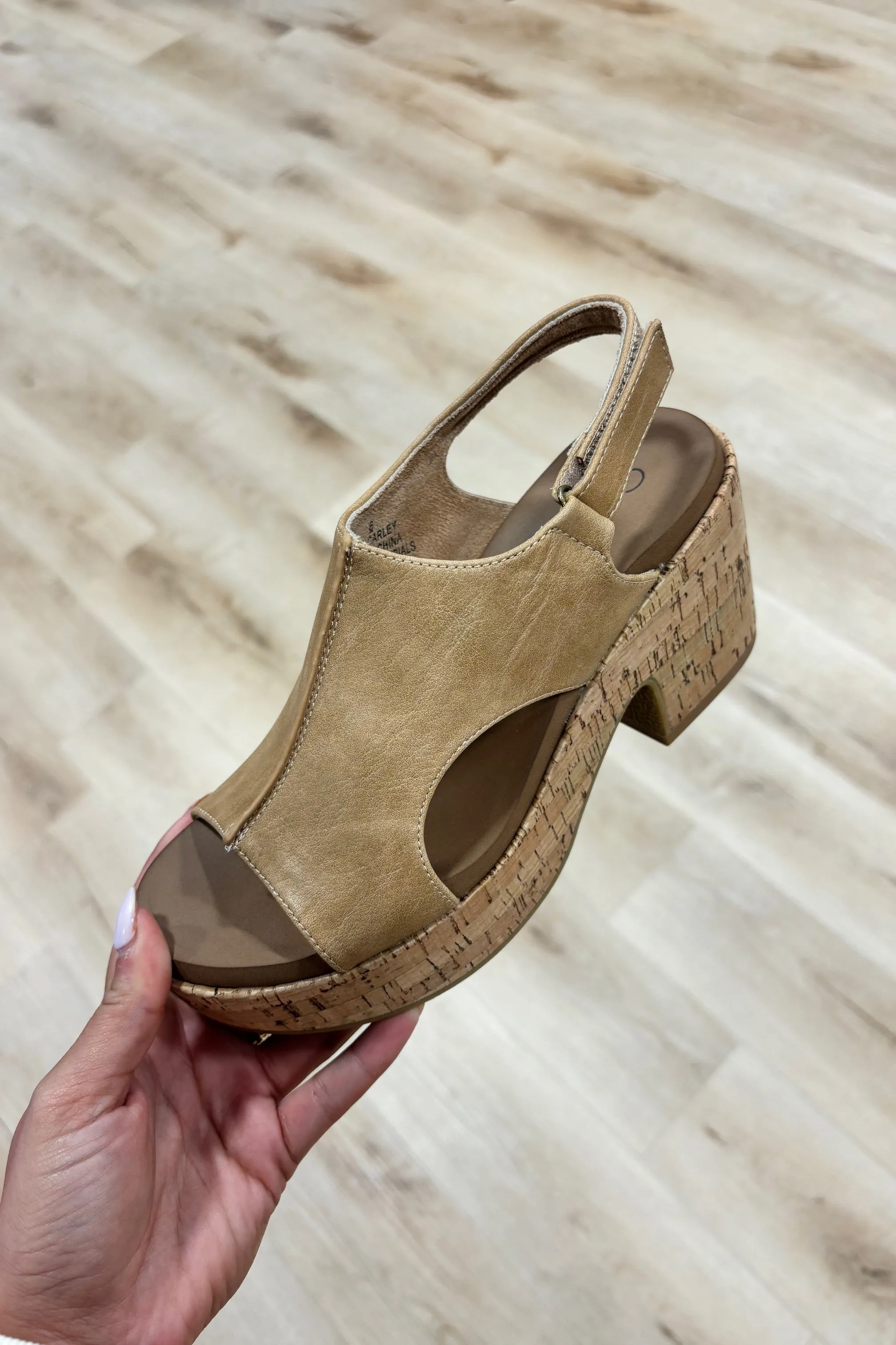 Corkys Miss Carley Caramel Wedge