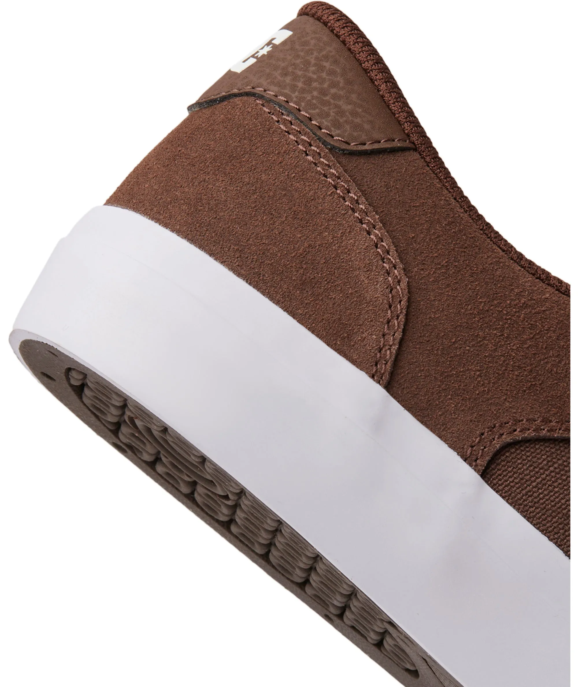 DC Shoes Mens Teknic Leather Trainers