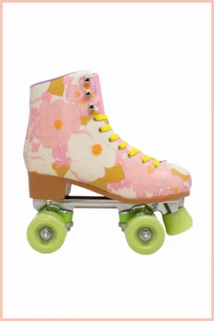 Floral Pastel Roller Skates | Final Sale