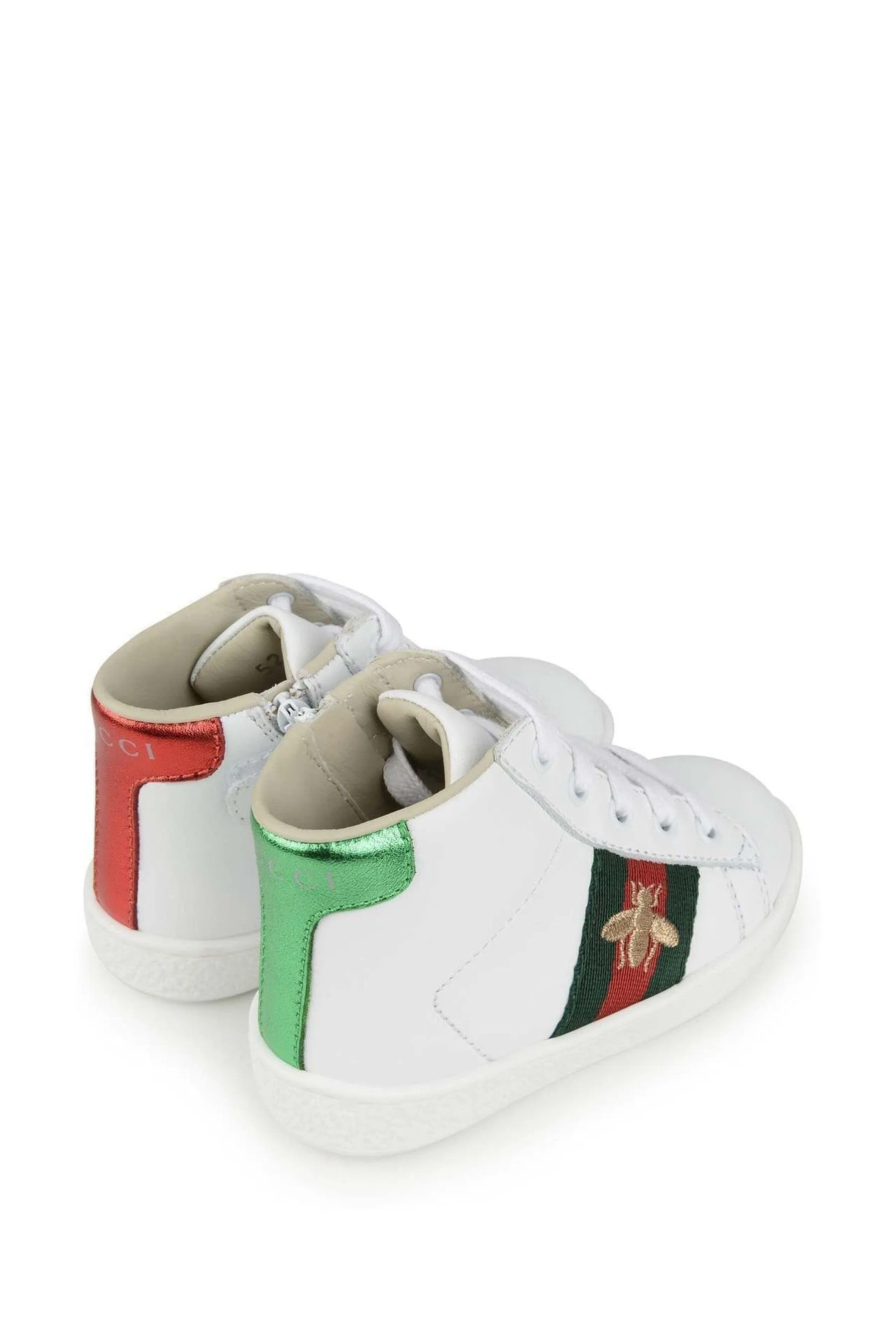 Gucci Leather Ace High Top Trainers