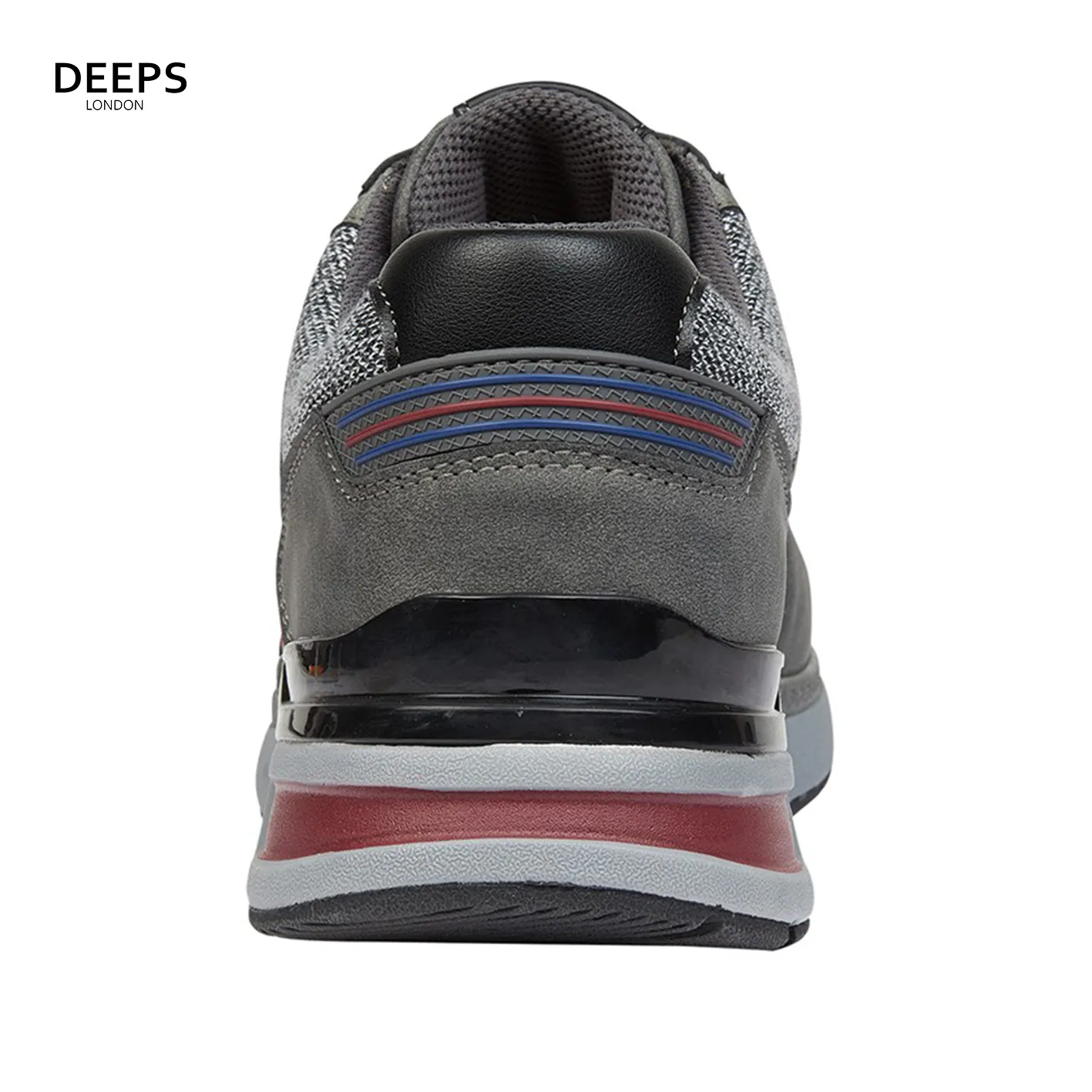 JEREMY ORIGINAL DENIM COLLECTION MEN'S RETRO STYLE TRAINERS GREY