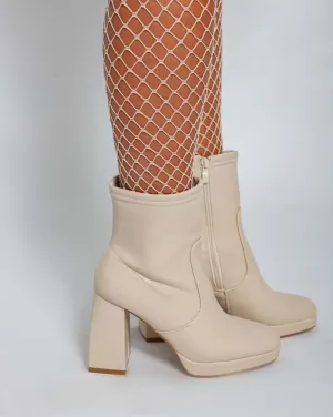 Jonathan Half Boot - Beige
