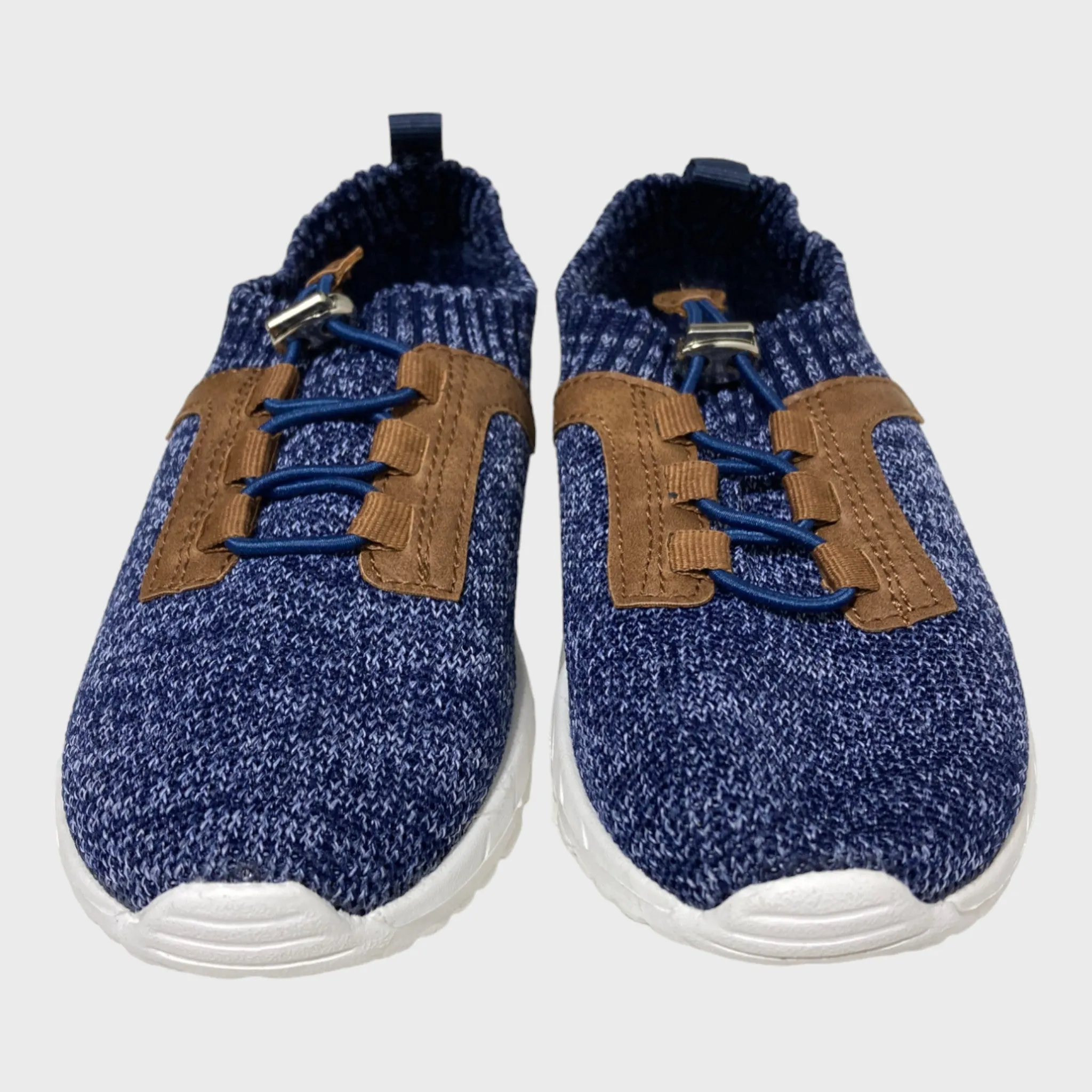 Kids Knitted Drawstring Trainers