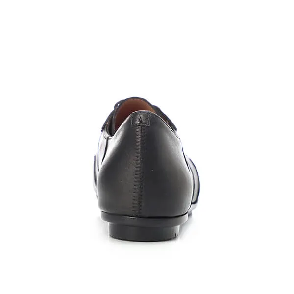 Laced-Up Leather Loafers