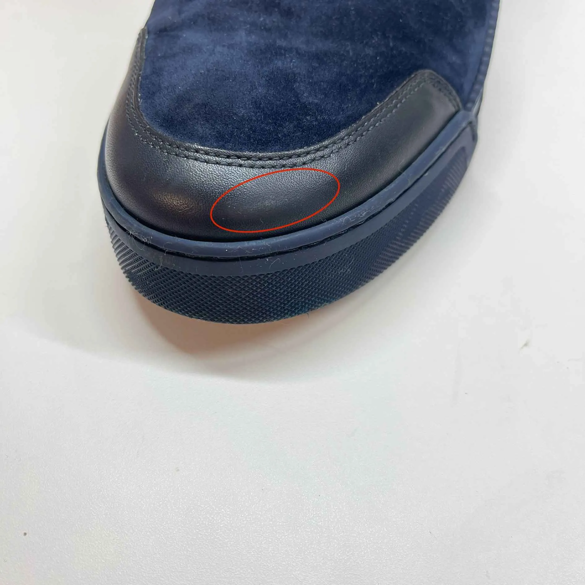 Men's Aurelien Low Trainers Navy Size EU 43 / UK 9