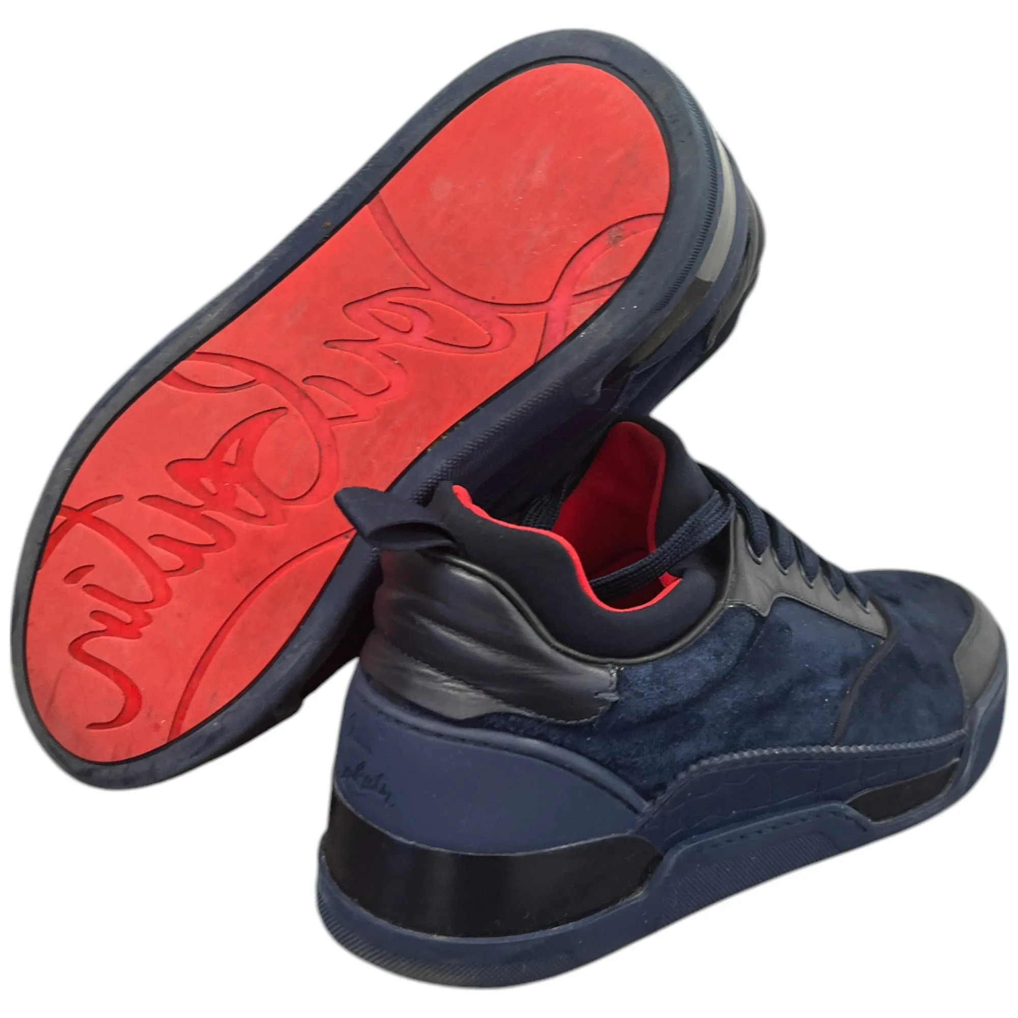 Men's Aurelien Low Trainers Navy Size EU 43 / UK 9
