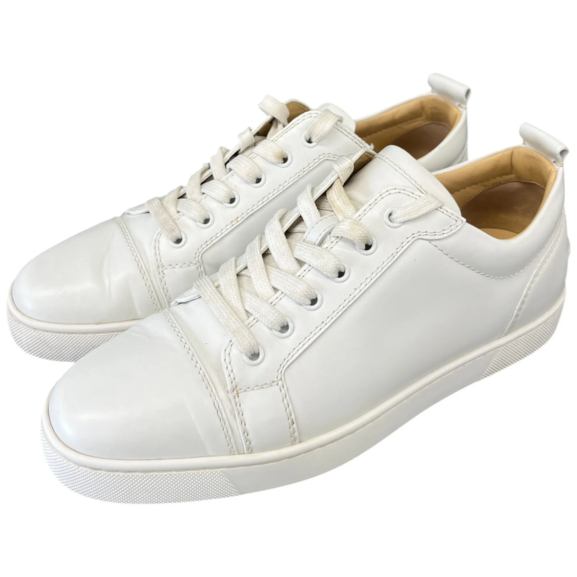 Men's Louis Junior Spikes Flat Low Trainers White Size EU 41.5 / UK 7.5
