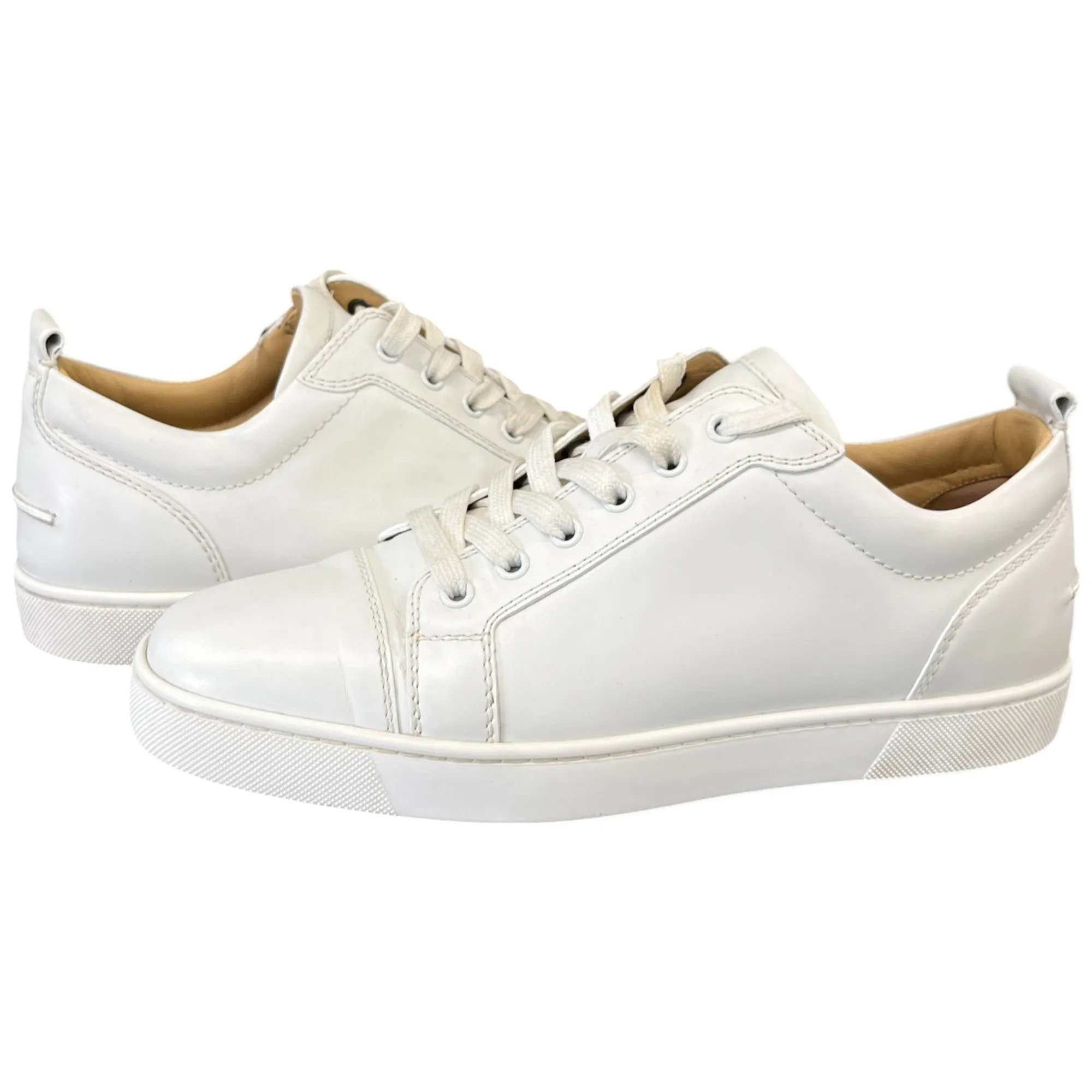 Men's Louis Junior Spikes Flat Low Trainers White Size EU 41.5 / UK 7.5