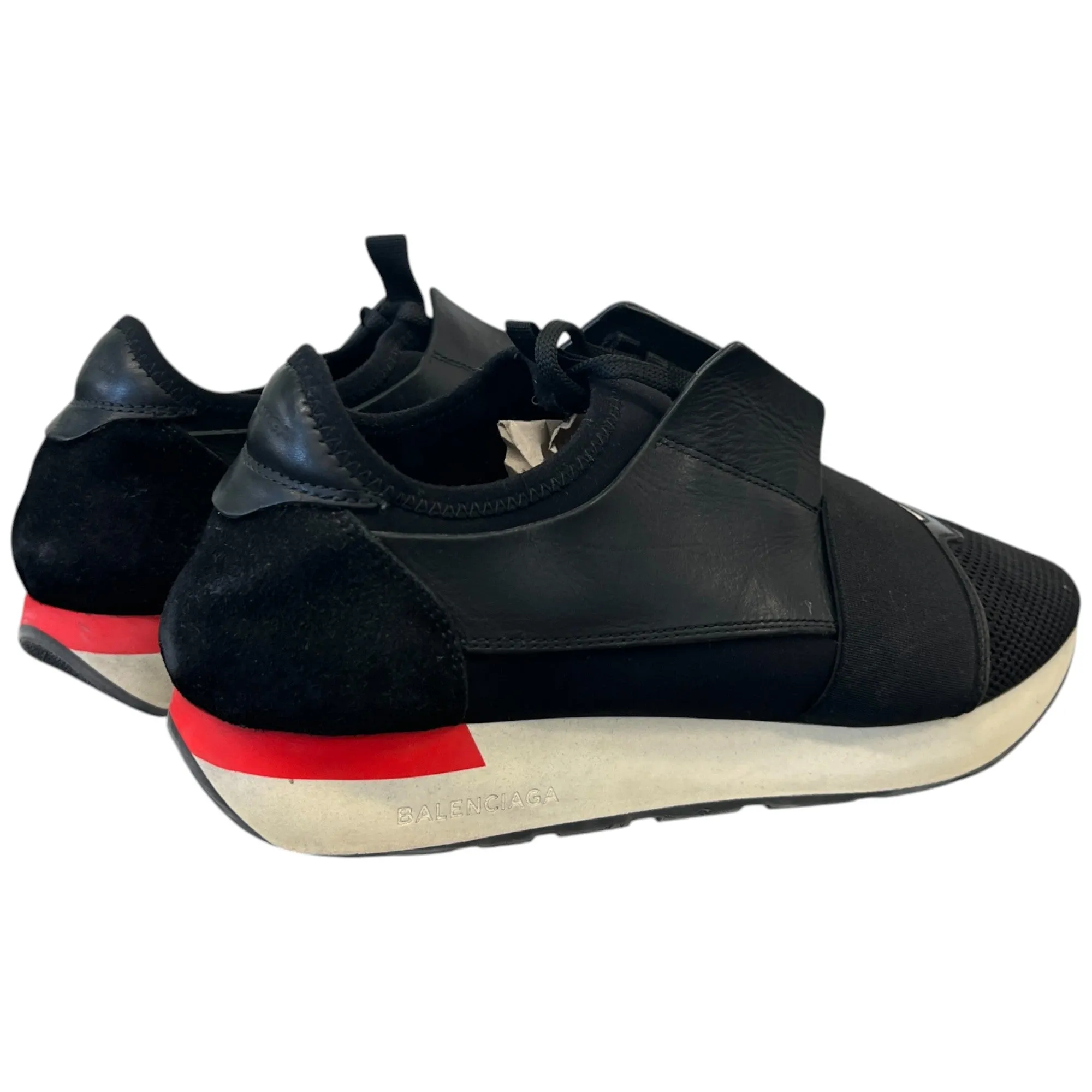 Men's Race Runner Low Trainers Black Size EU 42 / UK 8