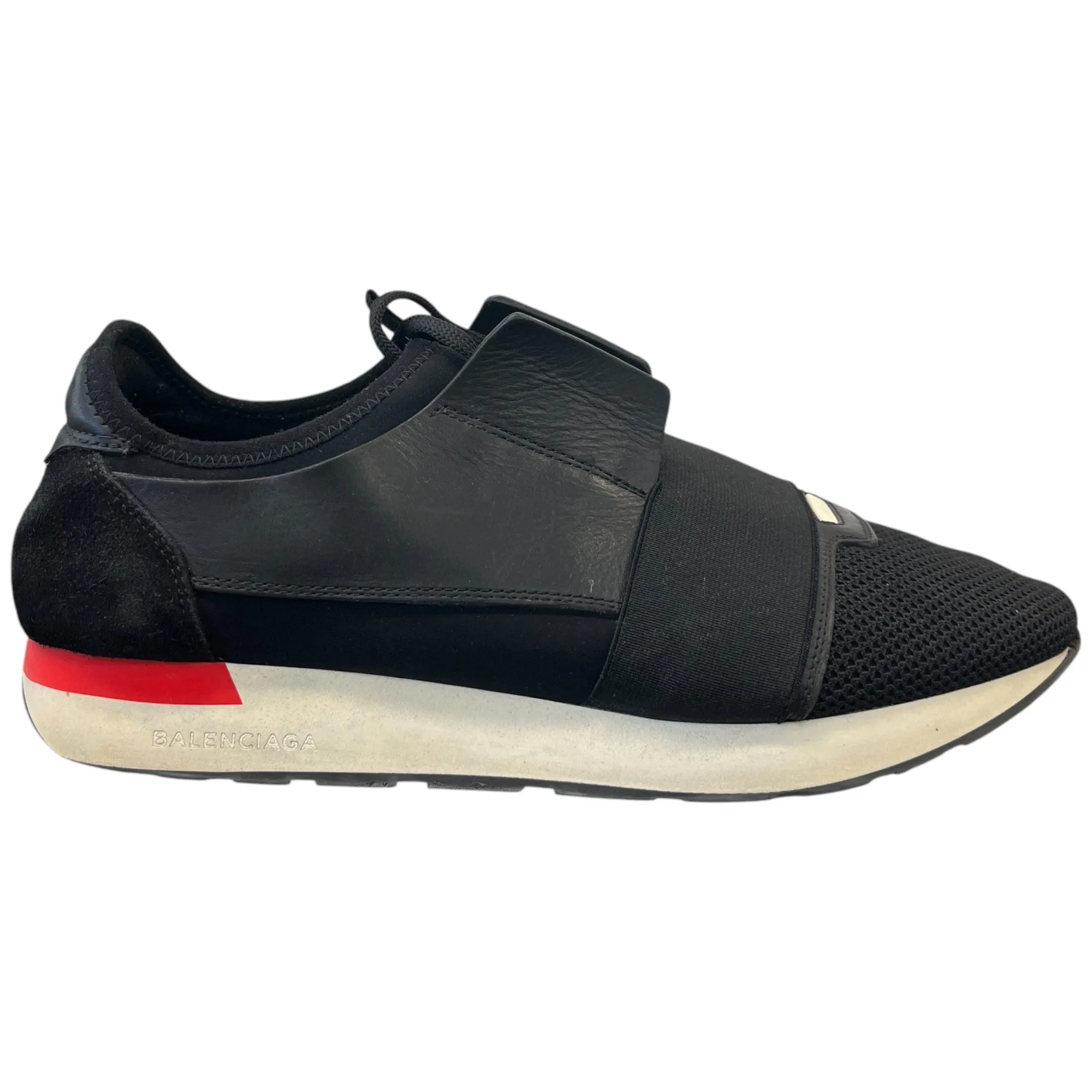 Men's Race Runner Low Trainers Black Size EU 42 / UK 8