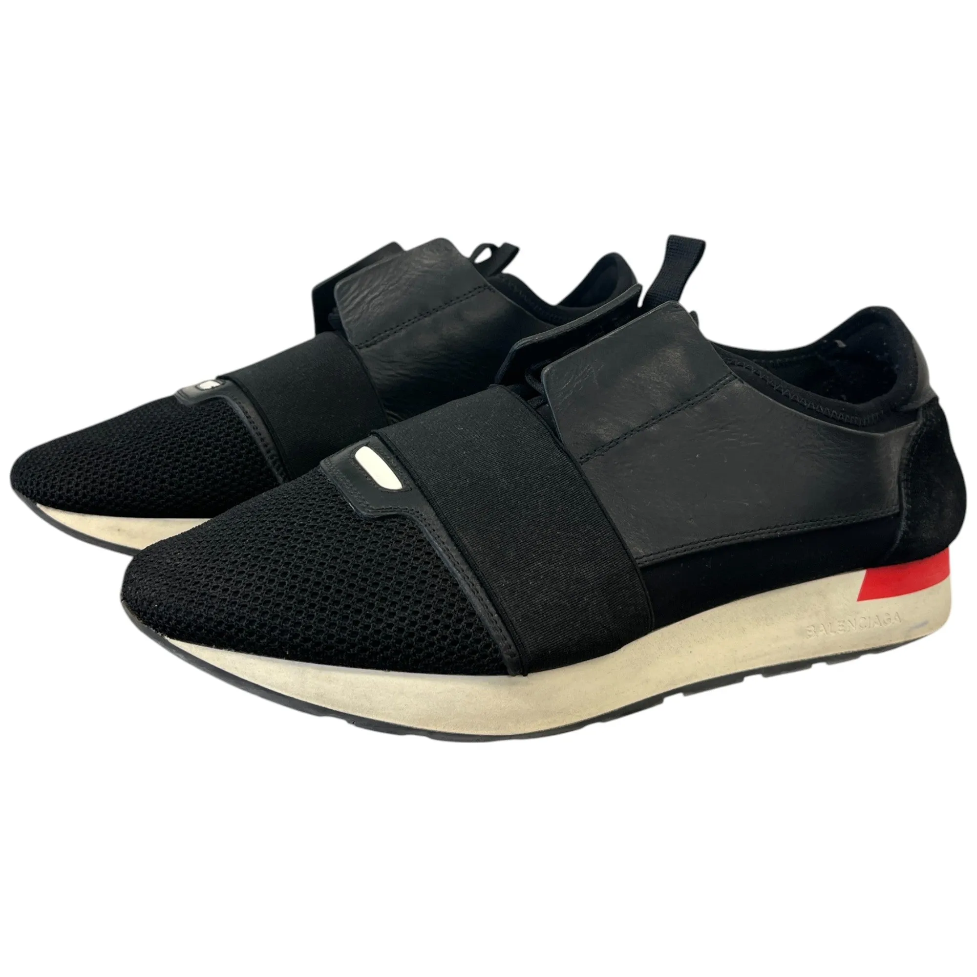 Men's Race Runner Low Trainers Black Size EU 42 / UK 8