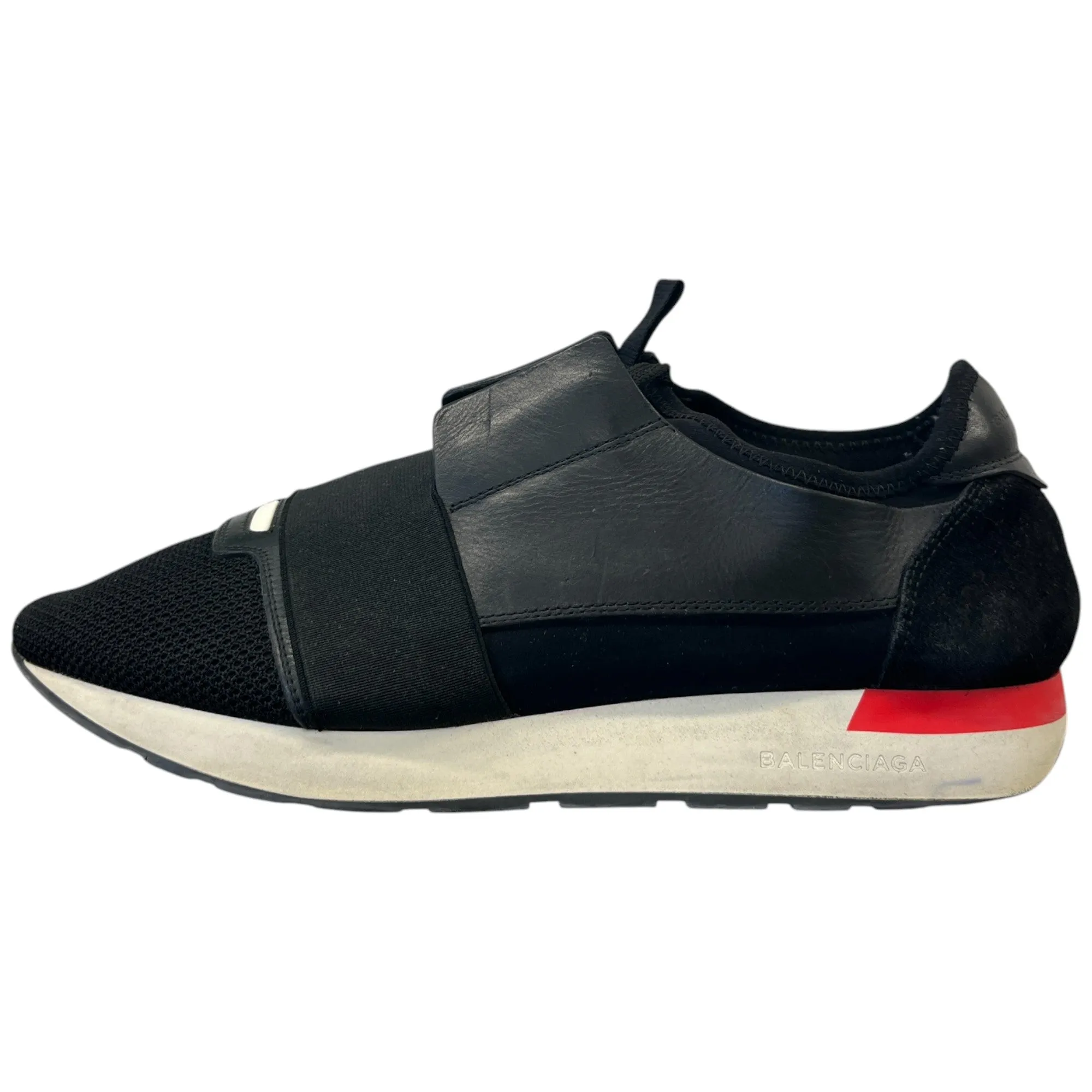 Men's Race Runner Low Trainers Black Size EU 42 / UK 8