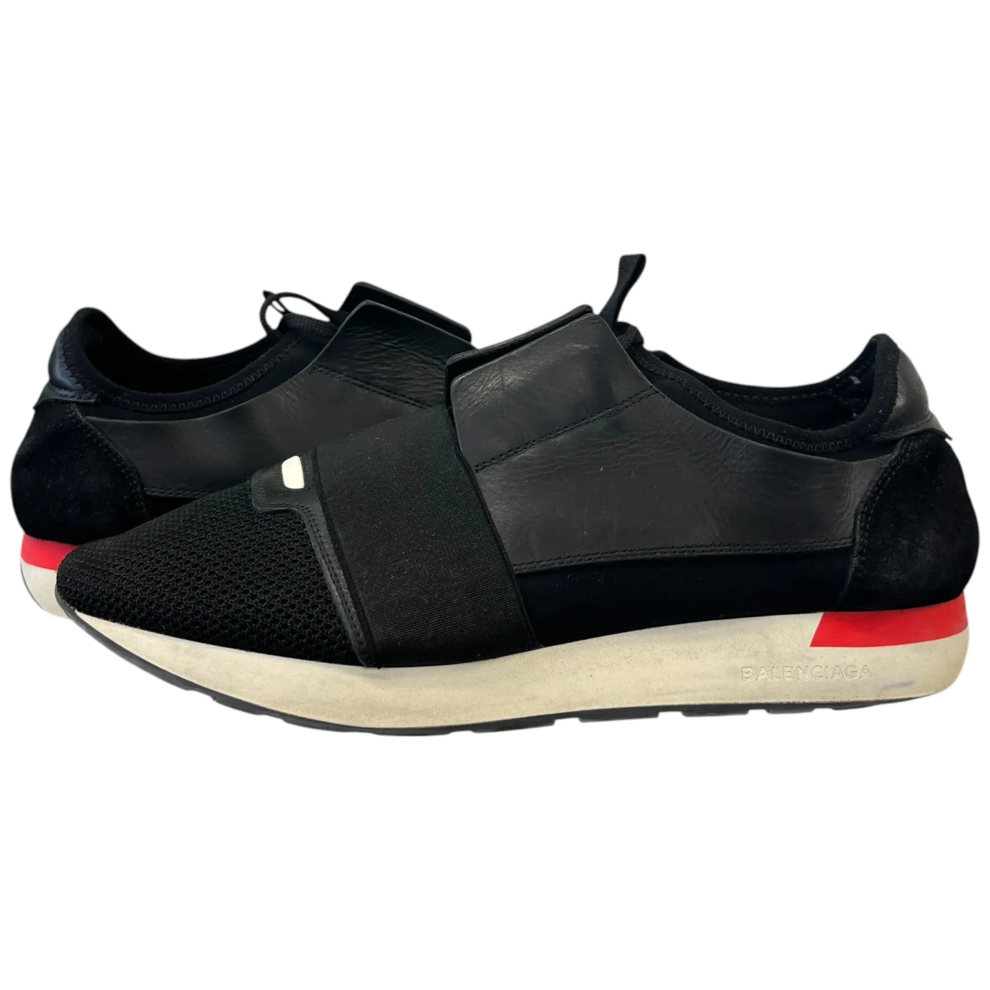 Men's Race Runner Low Trainers Black Size EU 42 / UK 8