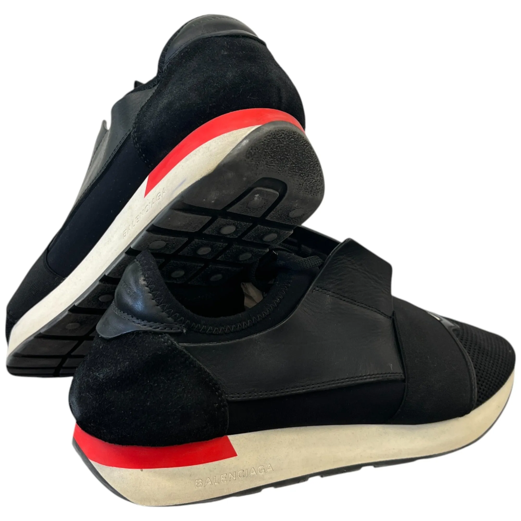 Men's Race Runner Low Trainers Black Size EU 42 / UK 8