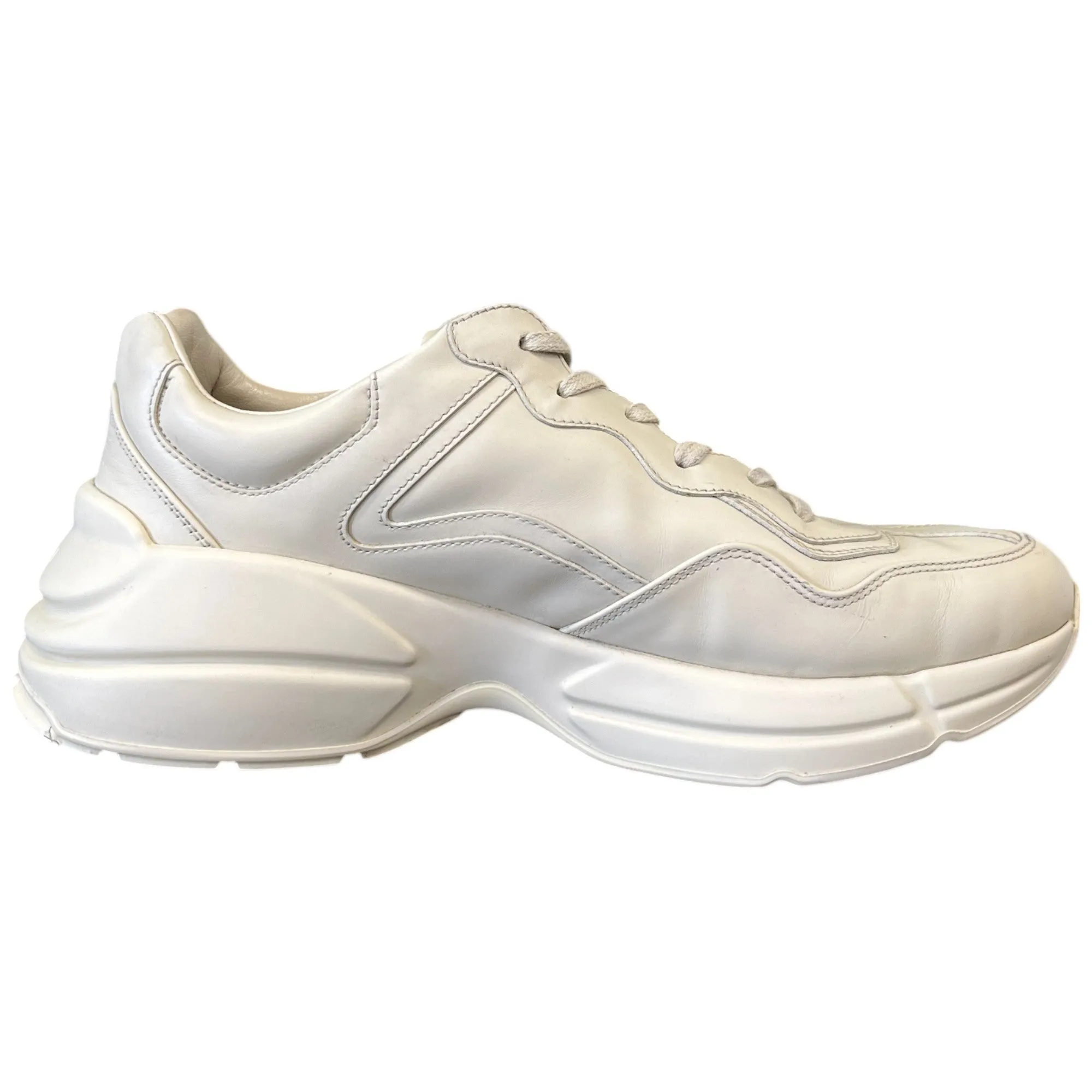Men's Rhyton Low Trainers Beige Size EU 42 / UK 8