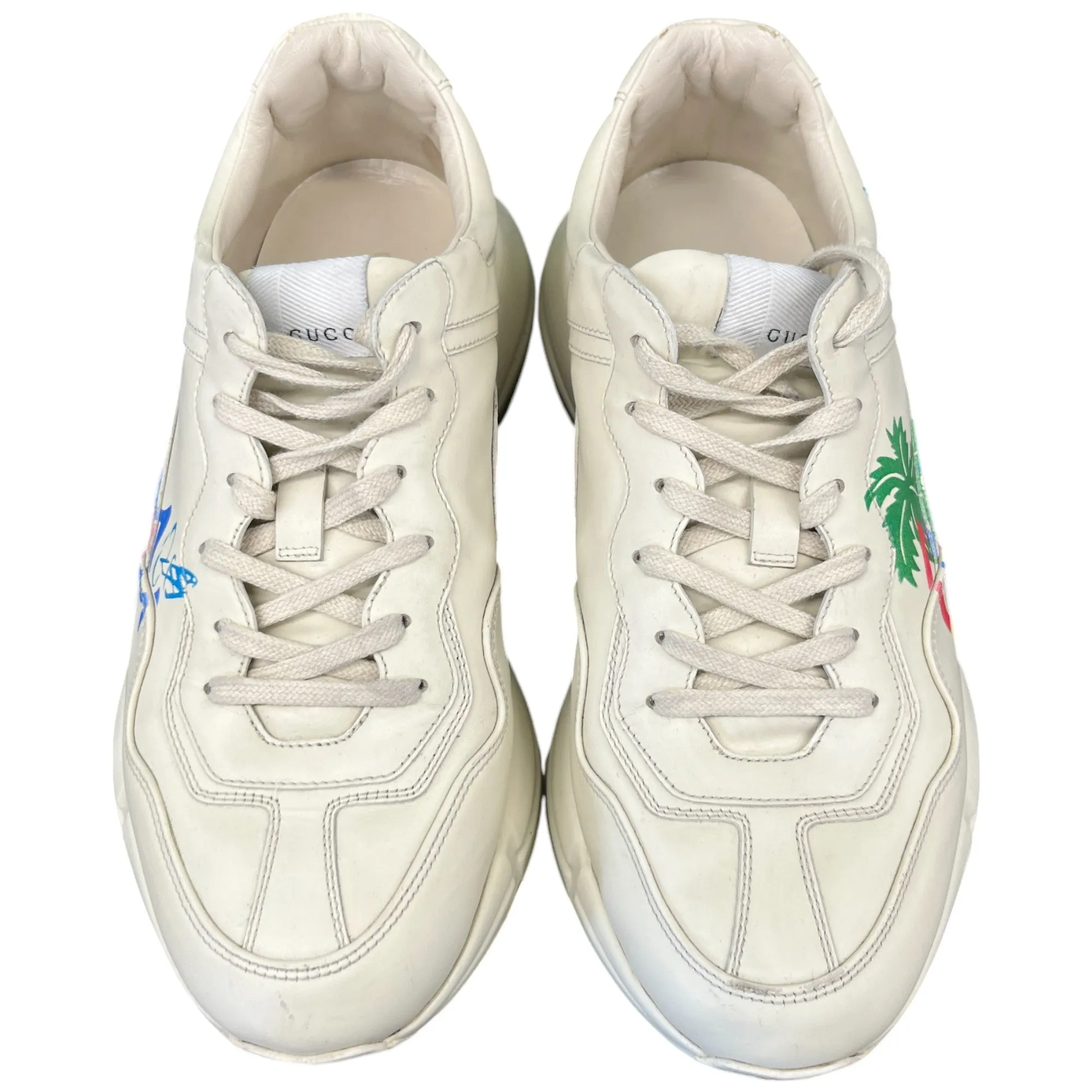 Men's Rhyton Low Trainers Beige Size EU 42 / UK 8