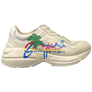 Men's Rhyton Low Trainers Beige Size EU 42 / UK 8
