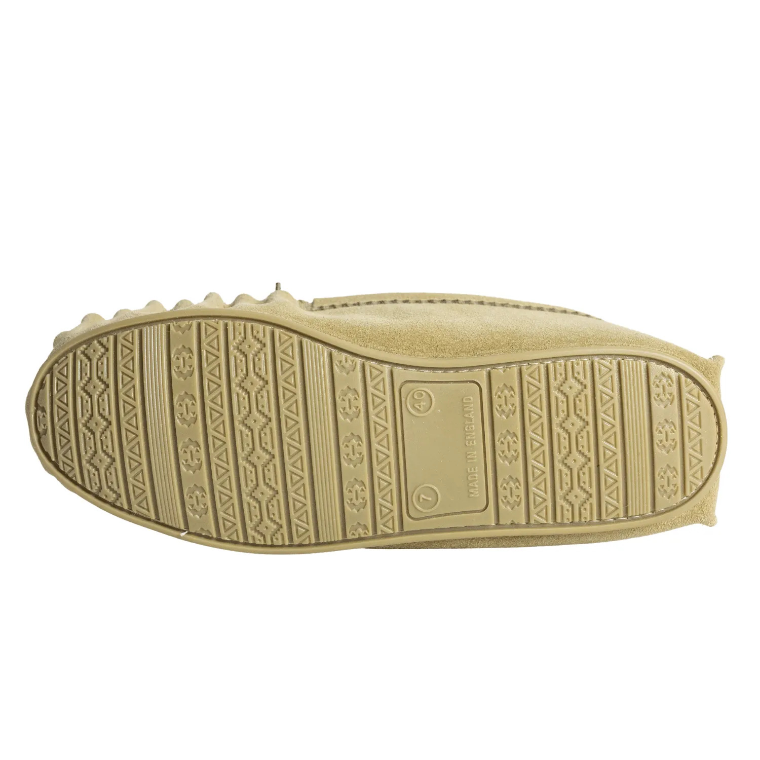 Mens Wool Lined Moccasin