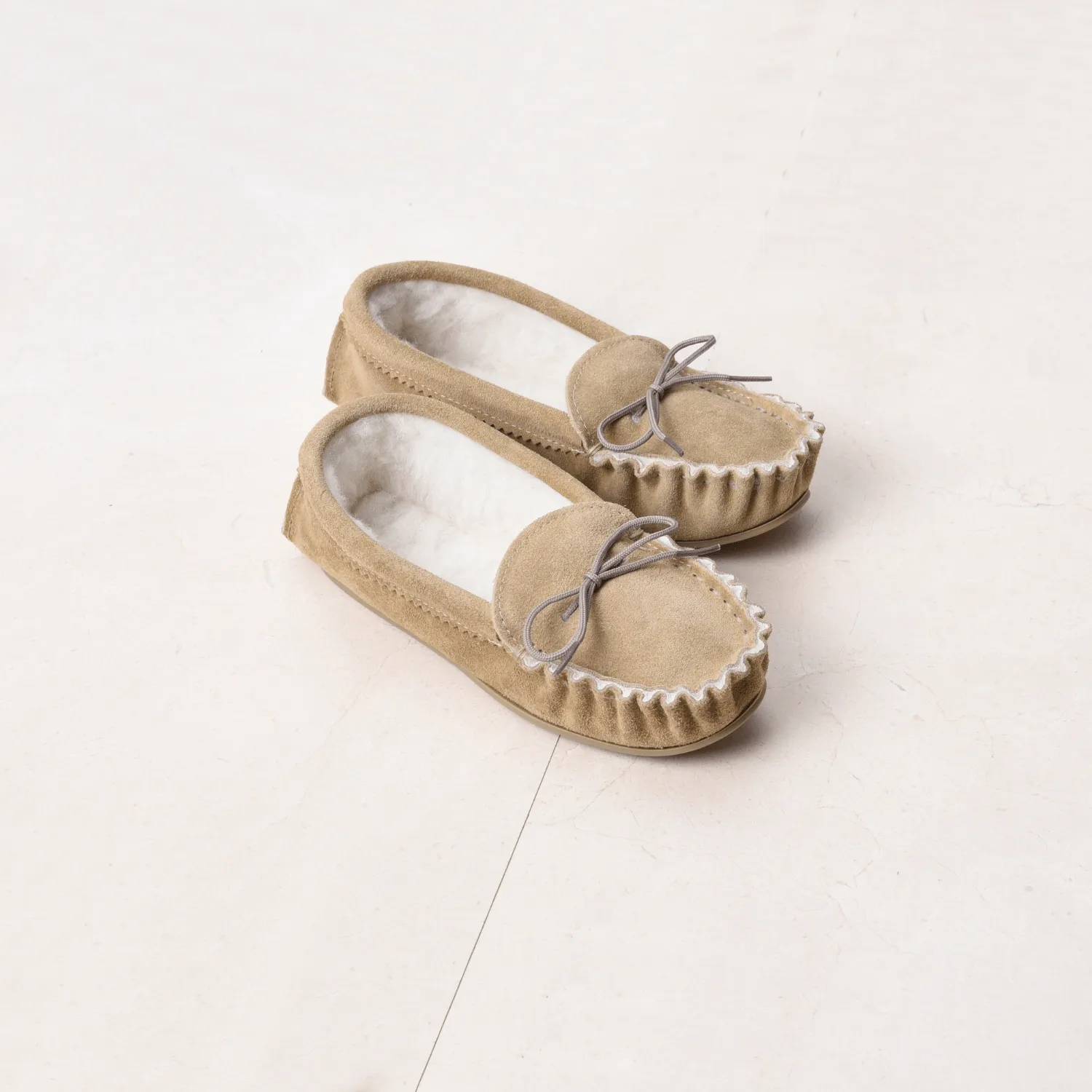Mens Wool Lined Moccasin