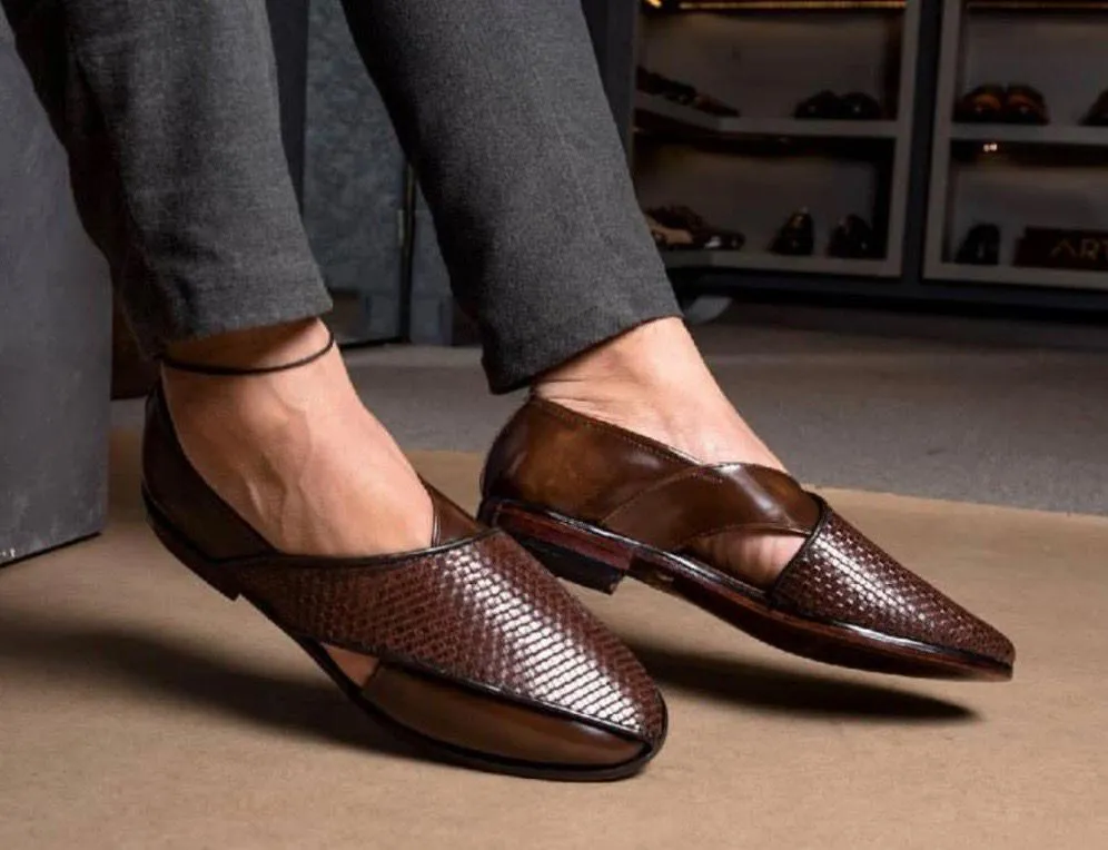 New Stylish Peshawari Sandal Loafer For Wedding and Casual Wear For Men-Jackmarc