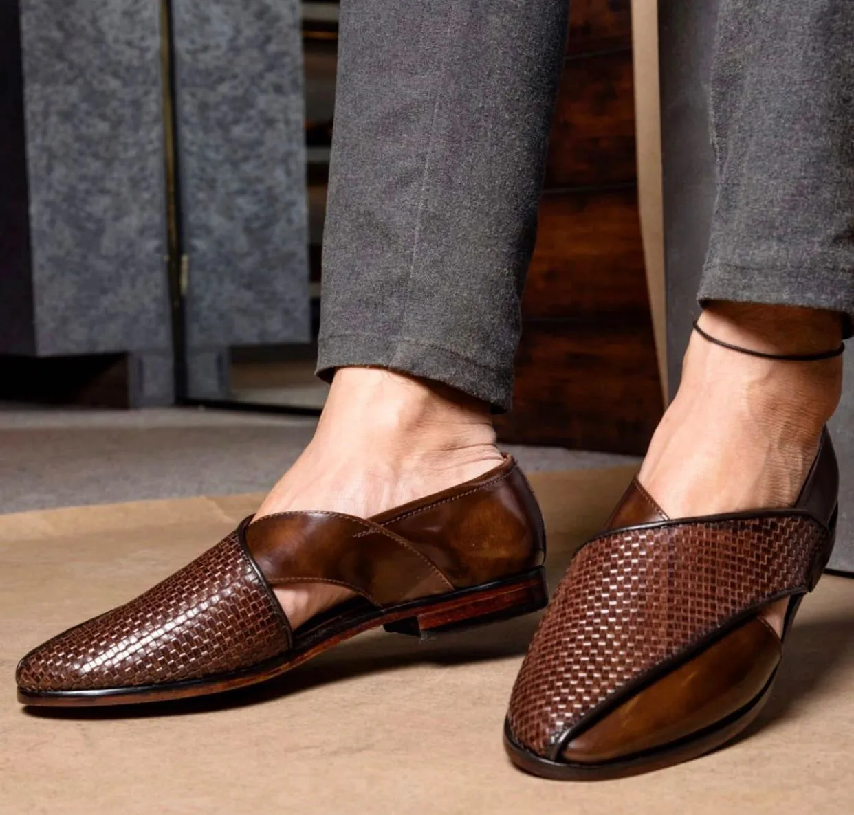 New Stylish Peshawari Sandal Loafer For Wedding and Casual Wear For Men-Jackmarc