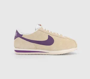Nike Cortez Muslin Viotech Coconut Milk Black Team Orange Sail Uk Size 5