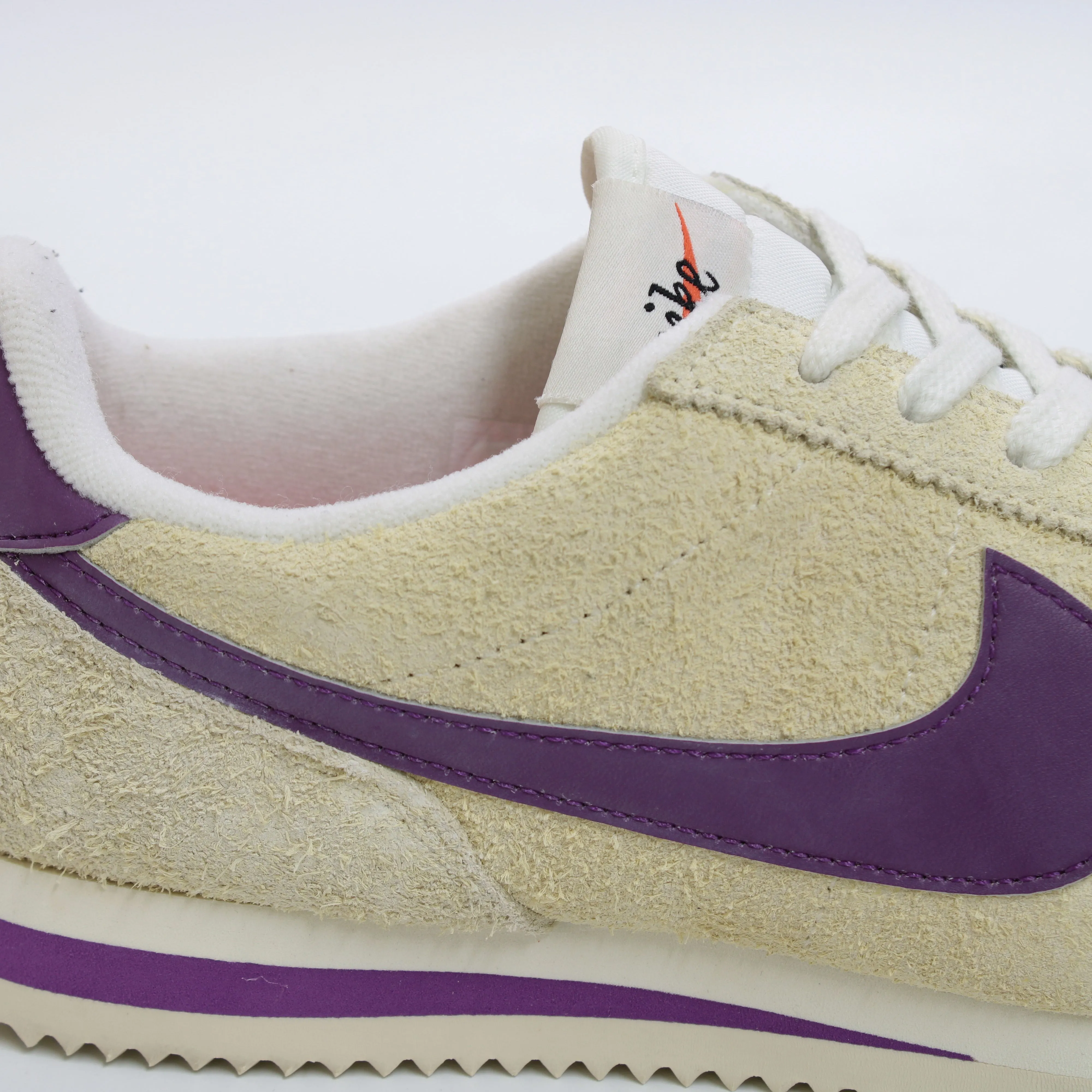 Nike Cortez Muslin Viotech Coconut Milk Black Team Orange Sail Uk Size 5