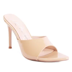 Patent PU High Heel Sandals