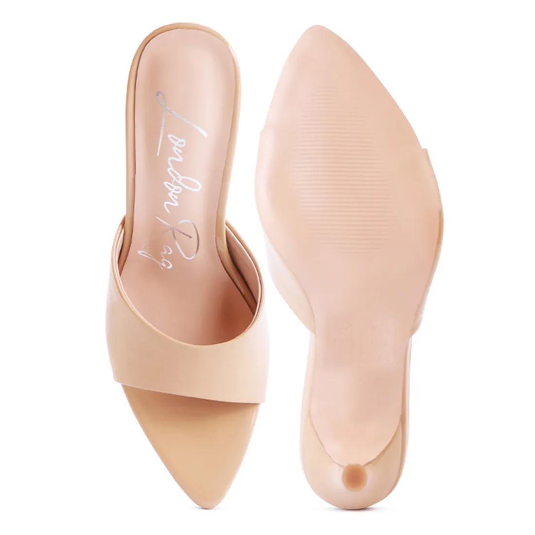 Patent PU High Heel Sandals
