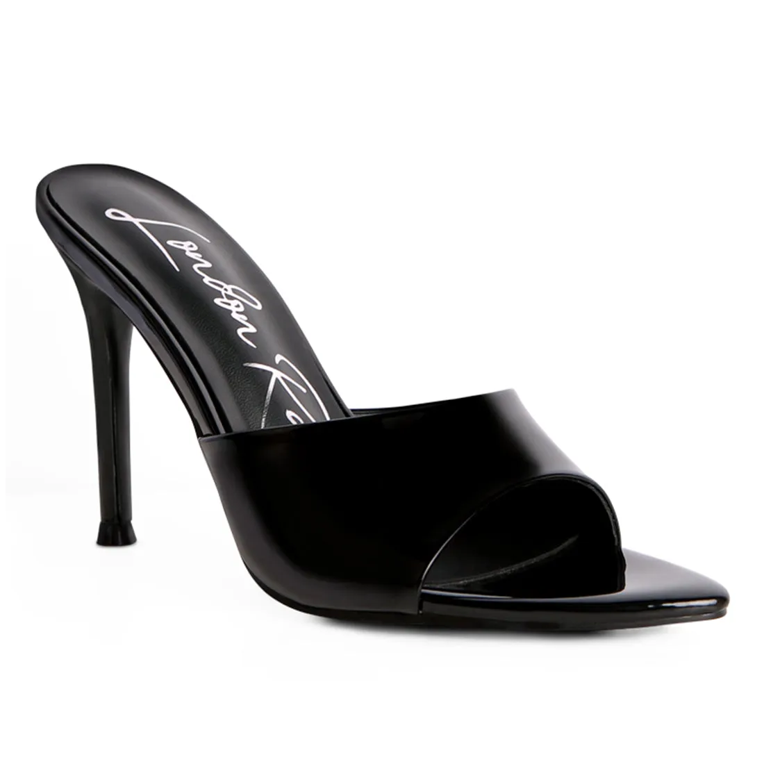 Patent PU High Heel Sandals