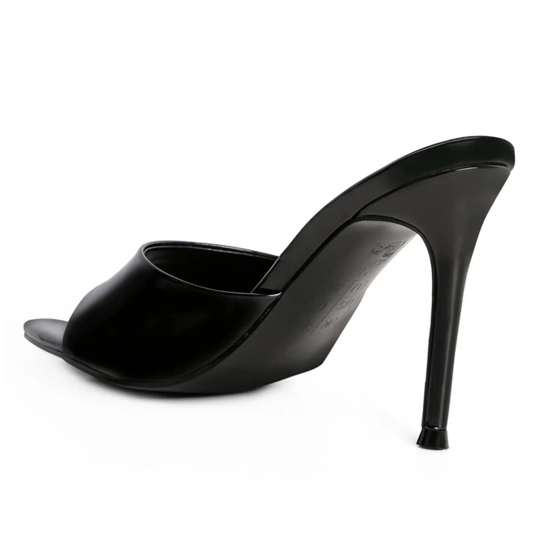 Patent PU High Heel Sandals
