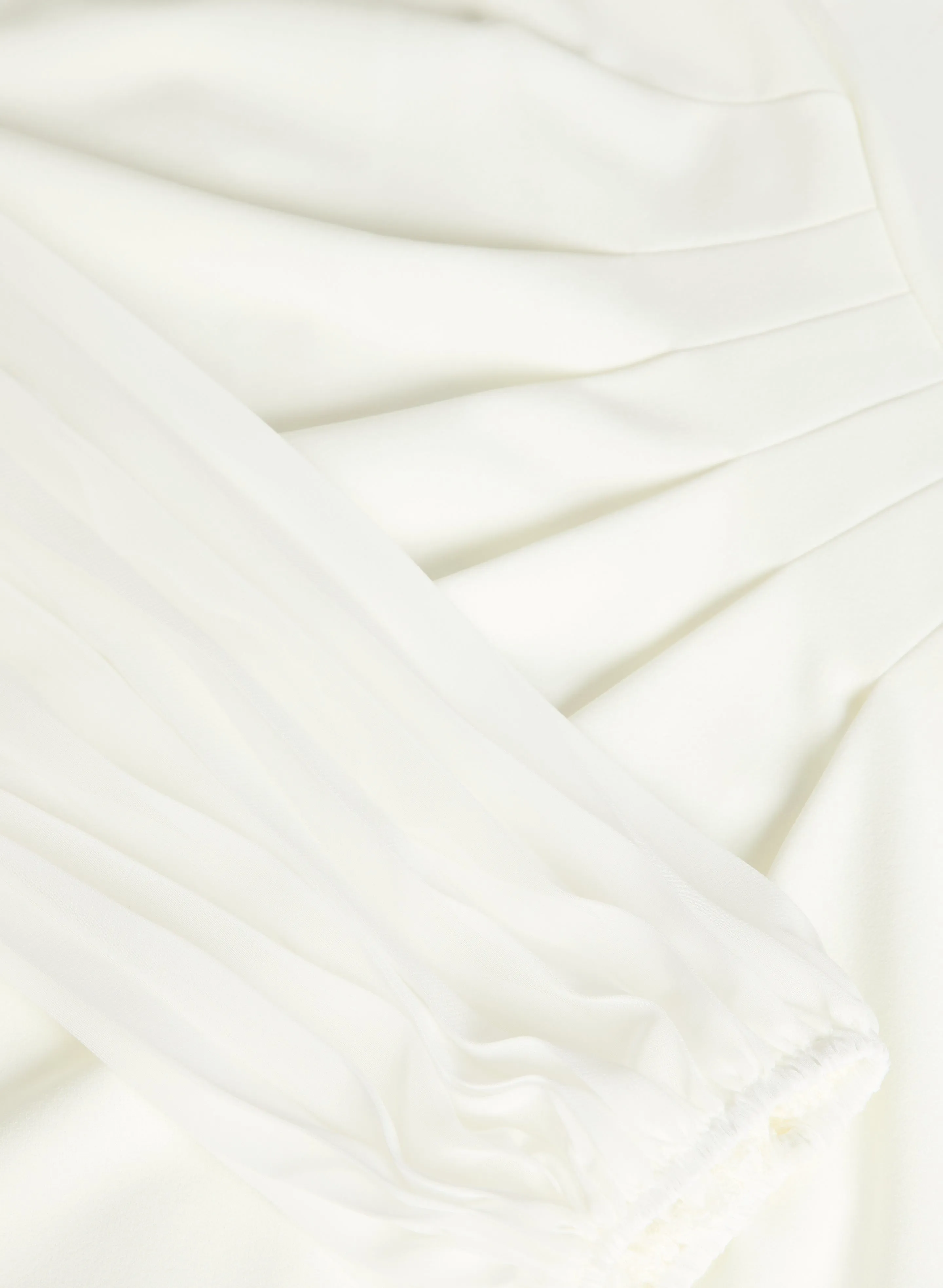 Pleated Sleeves Dress