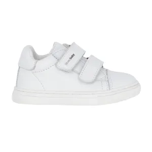 "Luke" Boys White Velcro Trainer