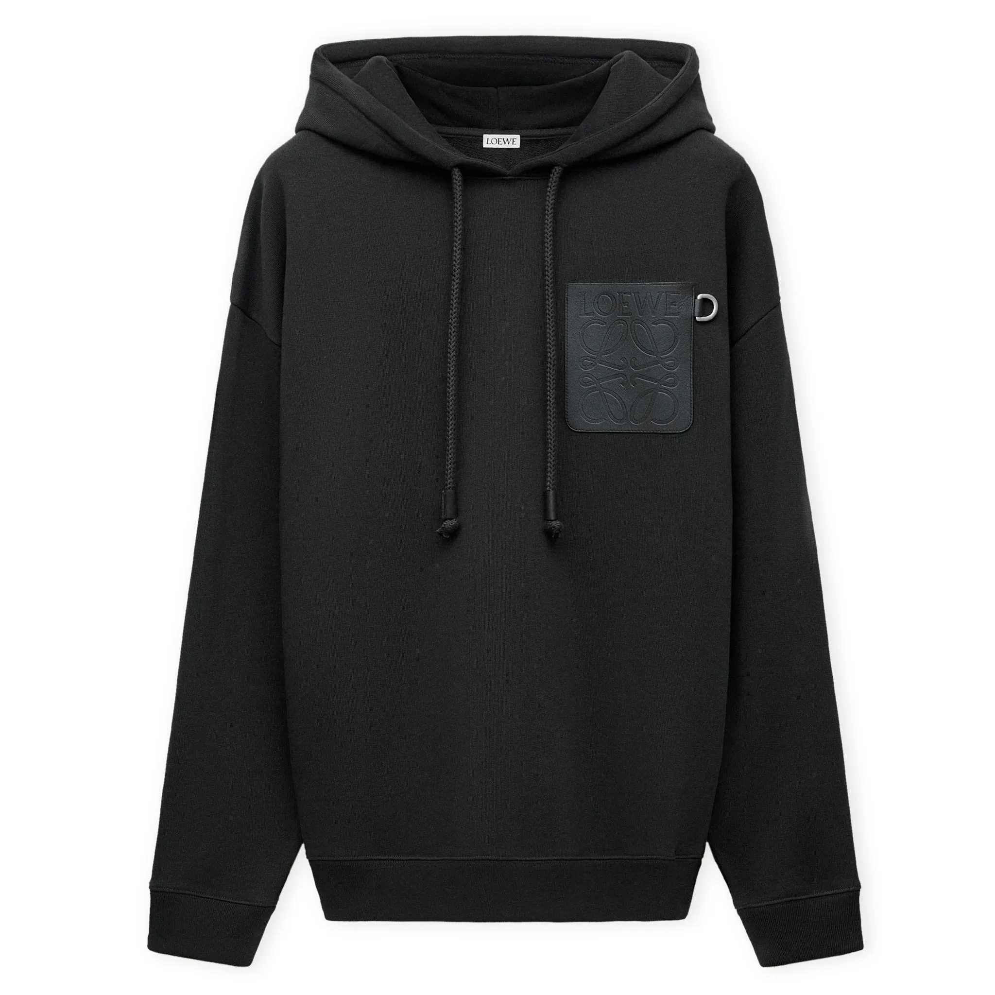 RELAXED FIT HOODIE / BLACK
