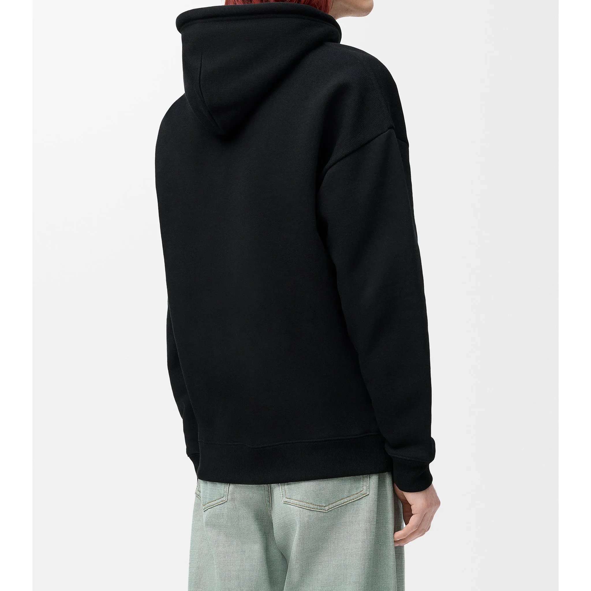 RELAXED FIT HOODIE / BLACK