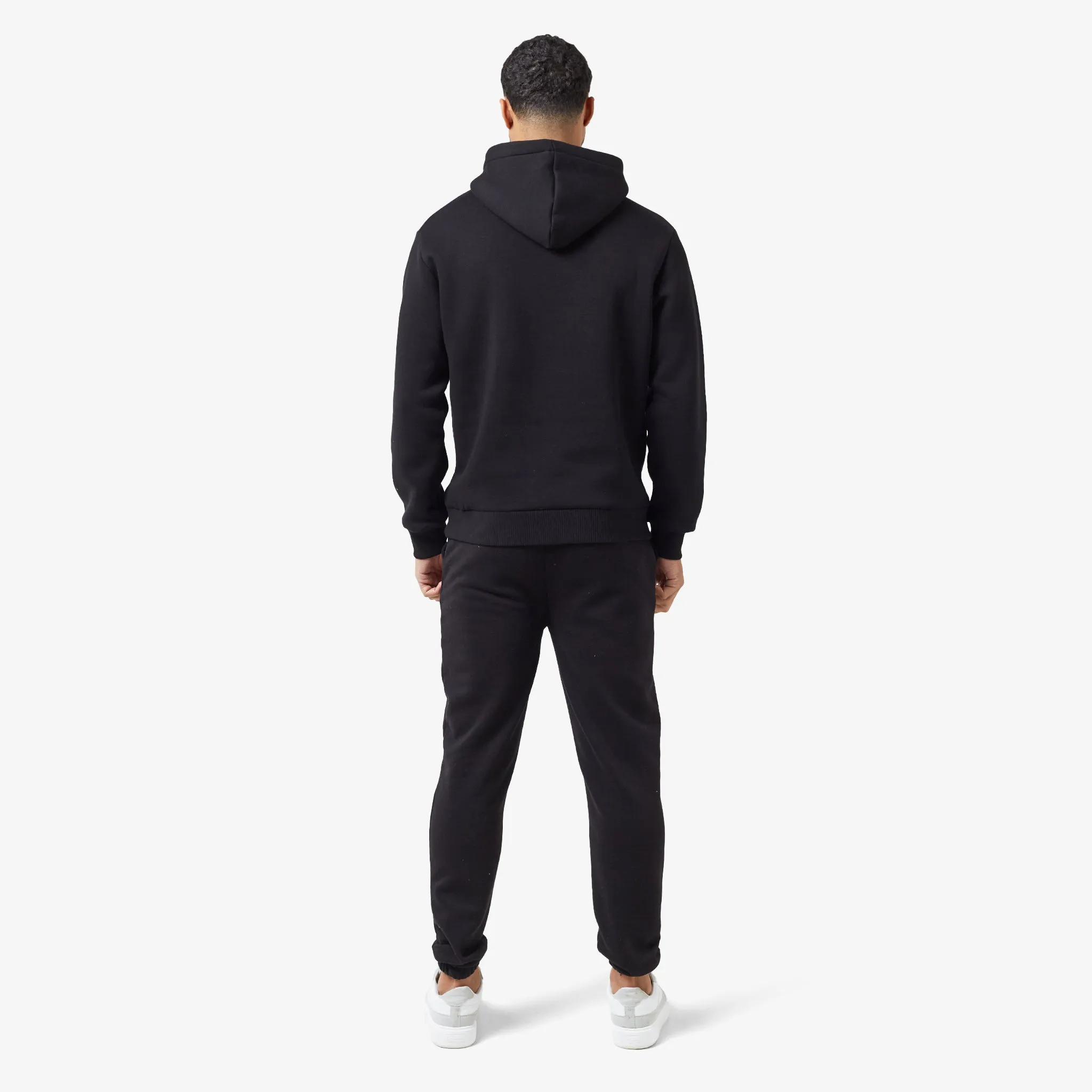 Relaxed Fit Signature Hoodie | Black