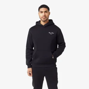 Relaxed Fit Signature Hoodie | Black