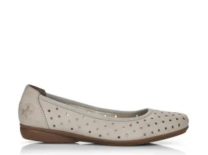Rieker Ladies Perforated Flexible Pump