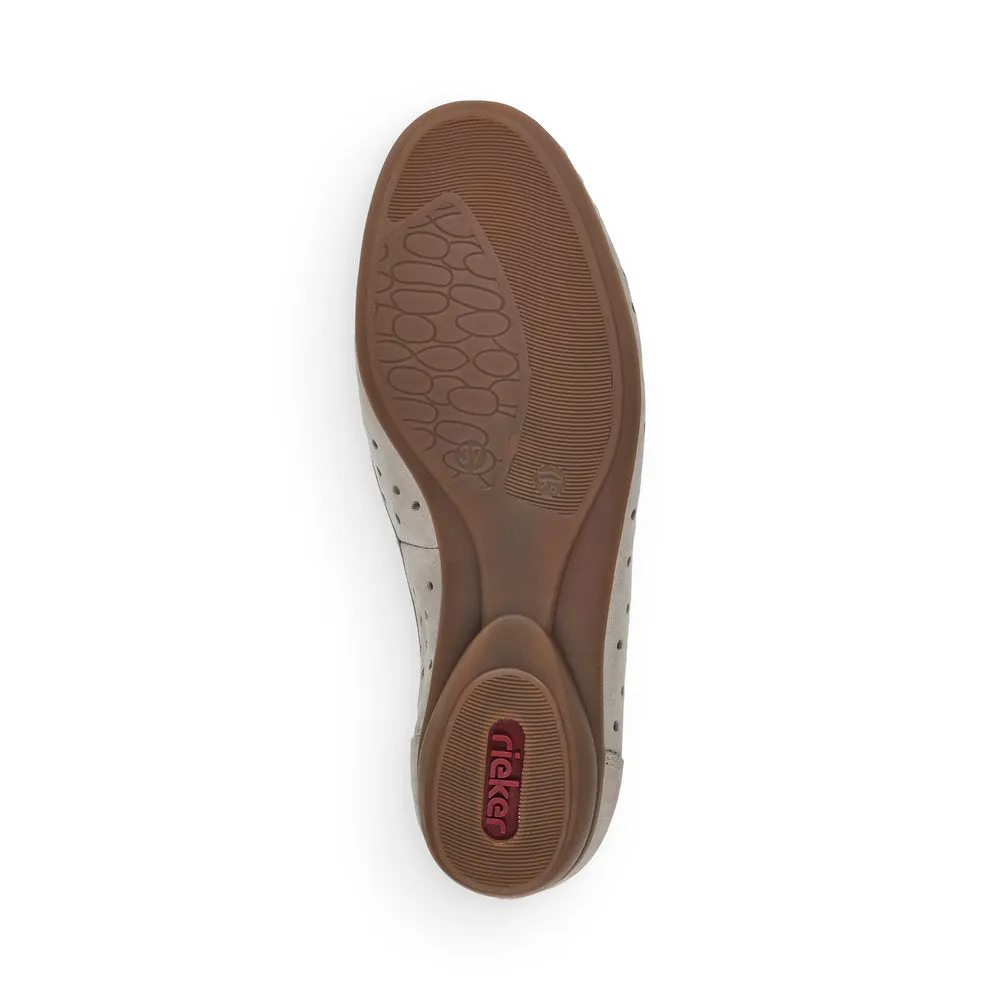 Rieker Ladies Perforated Flexible Pump