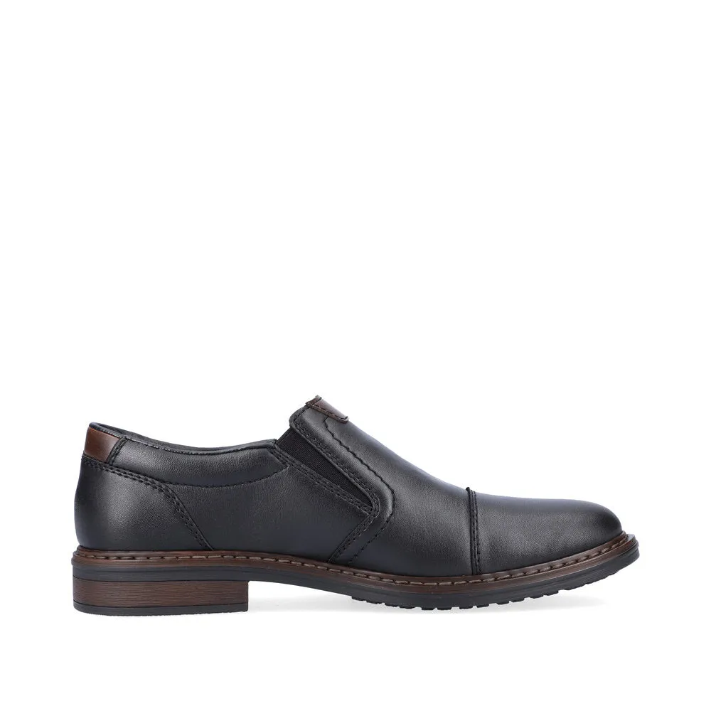 Rieker Mens Slip On shoe Black