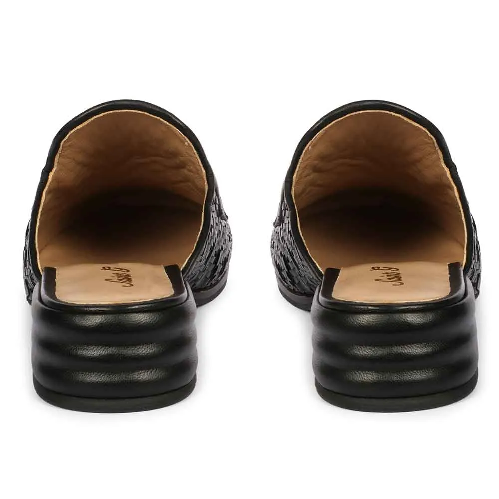 Saint Izaan Black Leather Handcrafted Moccasins