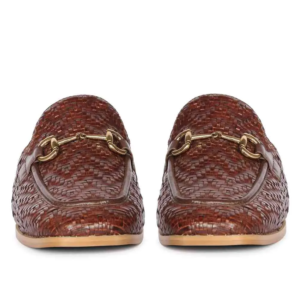 Saint Izaan Mahogany Leather Handcrafted Moccasins